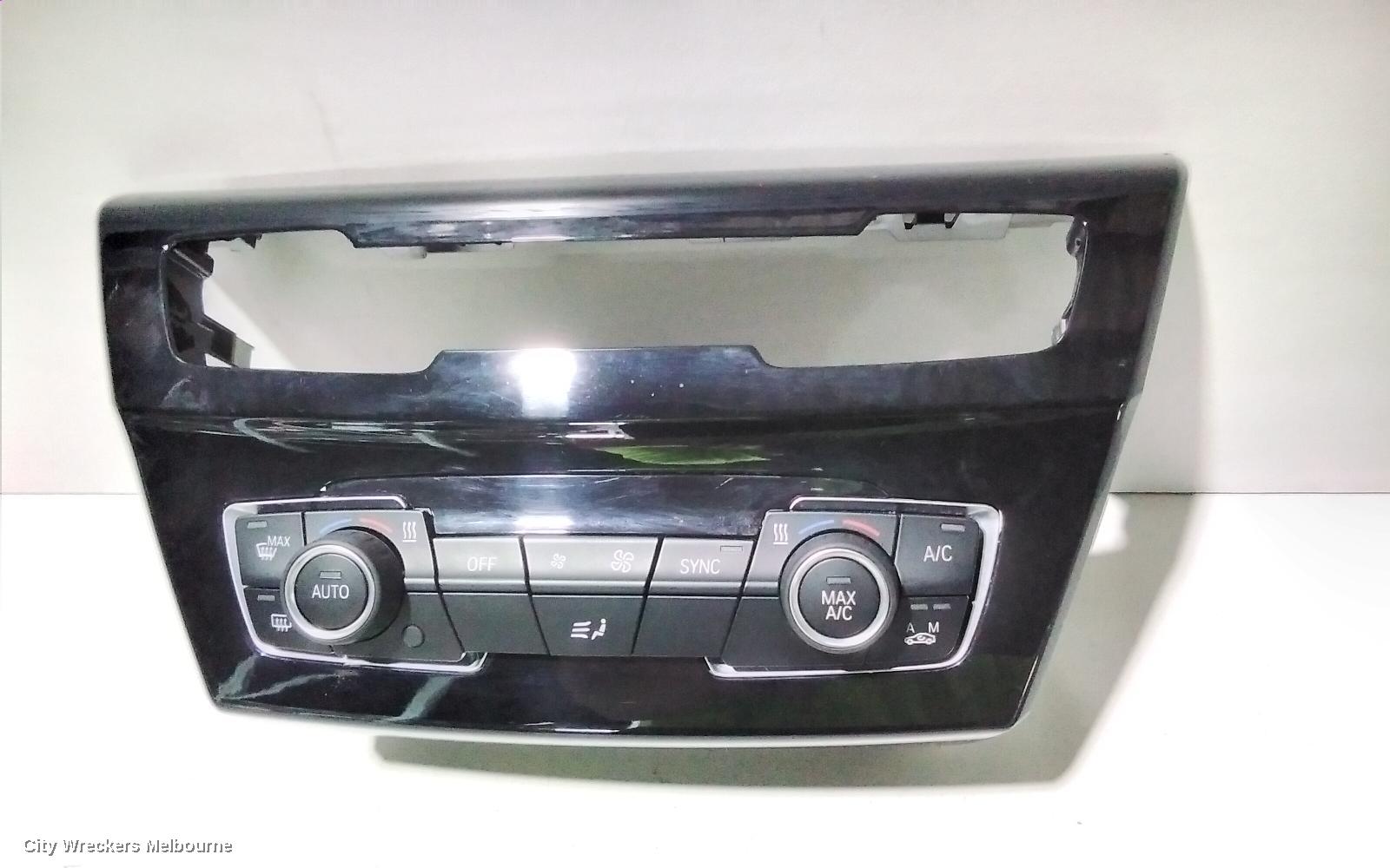 BMW X1 HEATER/AC CONTROLS, DUAL ZONE CLIMATE CONTROL TYPE, NON SEAT WARMER TYPE, F48, 08/2015 ONWARDS