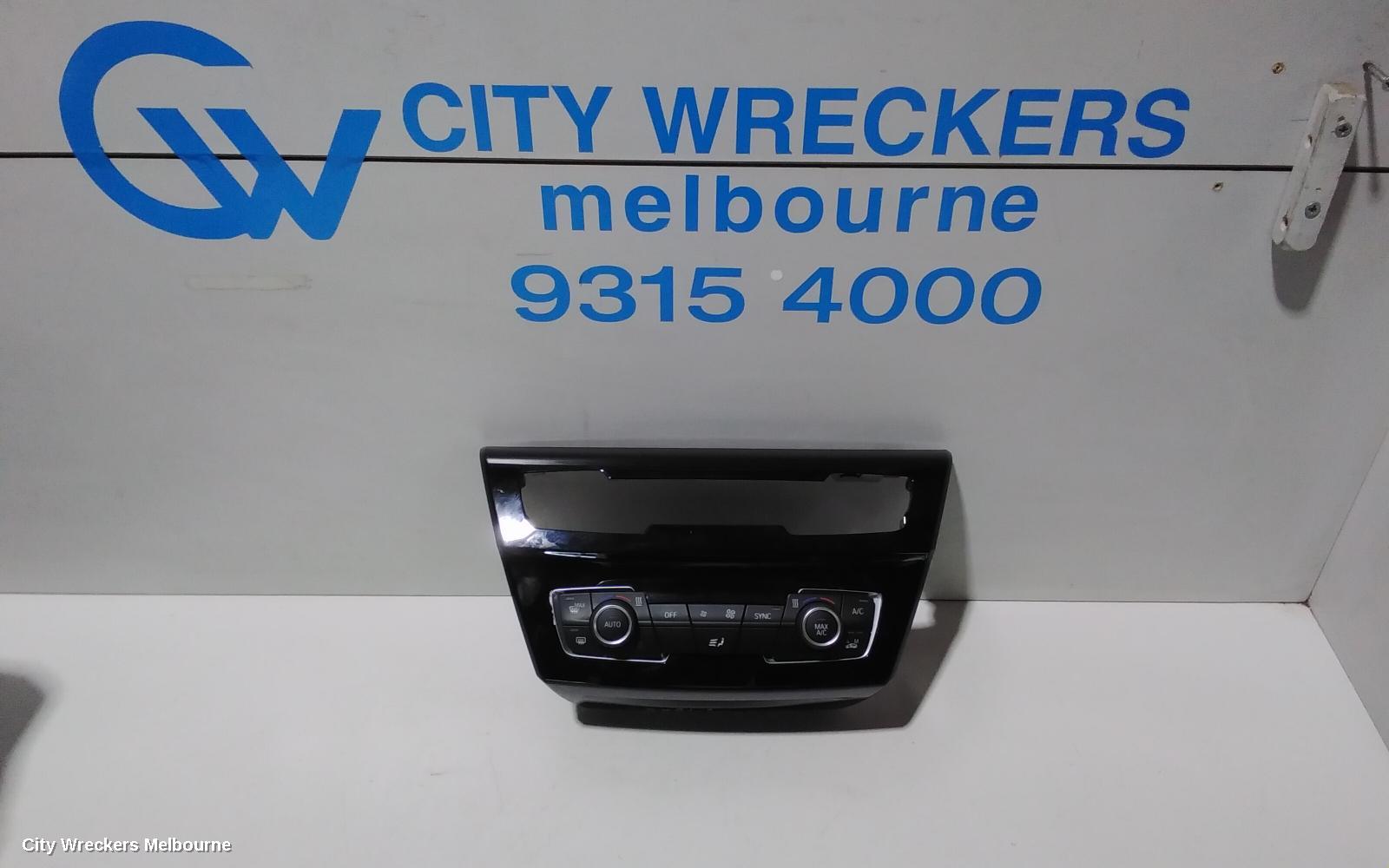 BMW X1 HEATER/AC CONTROLS, DUAL ZONE CLIMATE CONTROL TYPE, NON SEAT WARMER TYPE, F48, 08/2015 ONWARDS