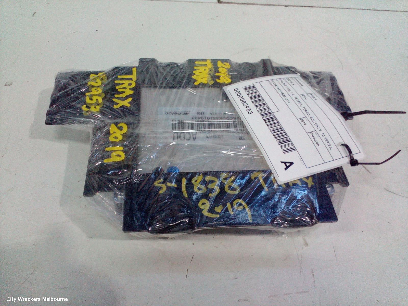 HOLDEN TRAX ECU, ENGINE ECU, 1.4, PETROL, TURBO, ECU ONLY, TJ SERIES, 08/2014 - 12/2020