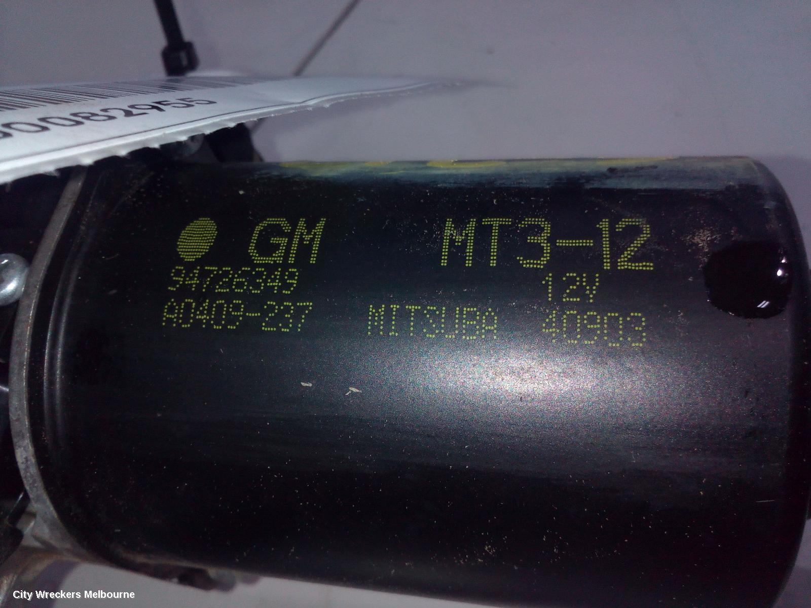 HOLDEN COLORADO WIPER MOTOR, FRONT, RG/RG 7, 01/2012 - 12/2020