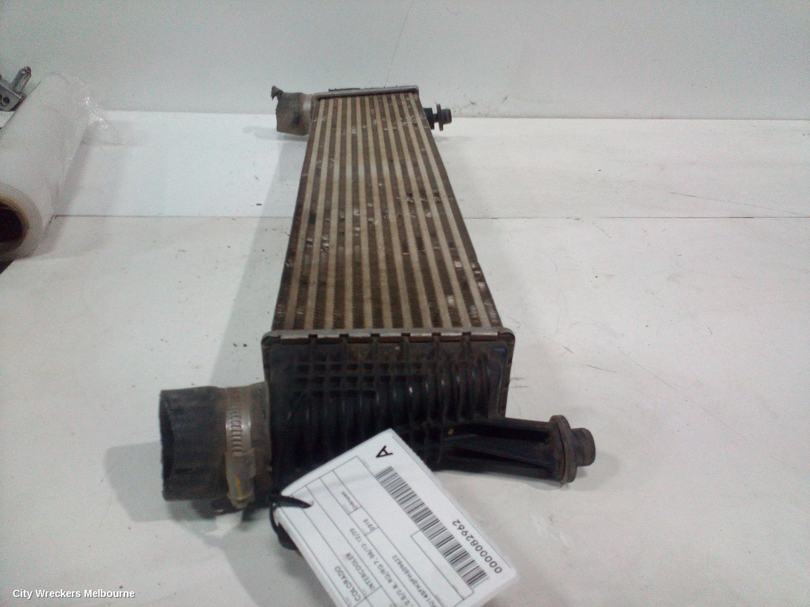 HOLDEN COLORADO INTERCOOLER, DIESEL, 2.5/2.8, RG/RG 7, 06/2012 - 12/2020