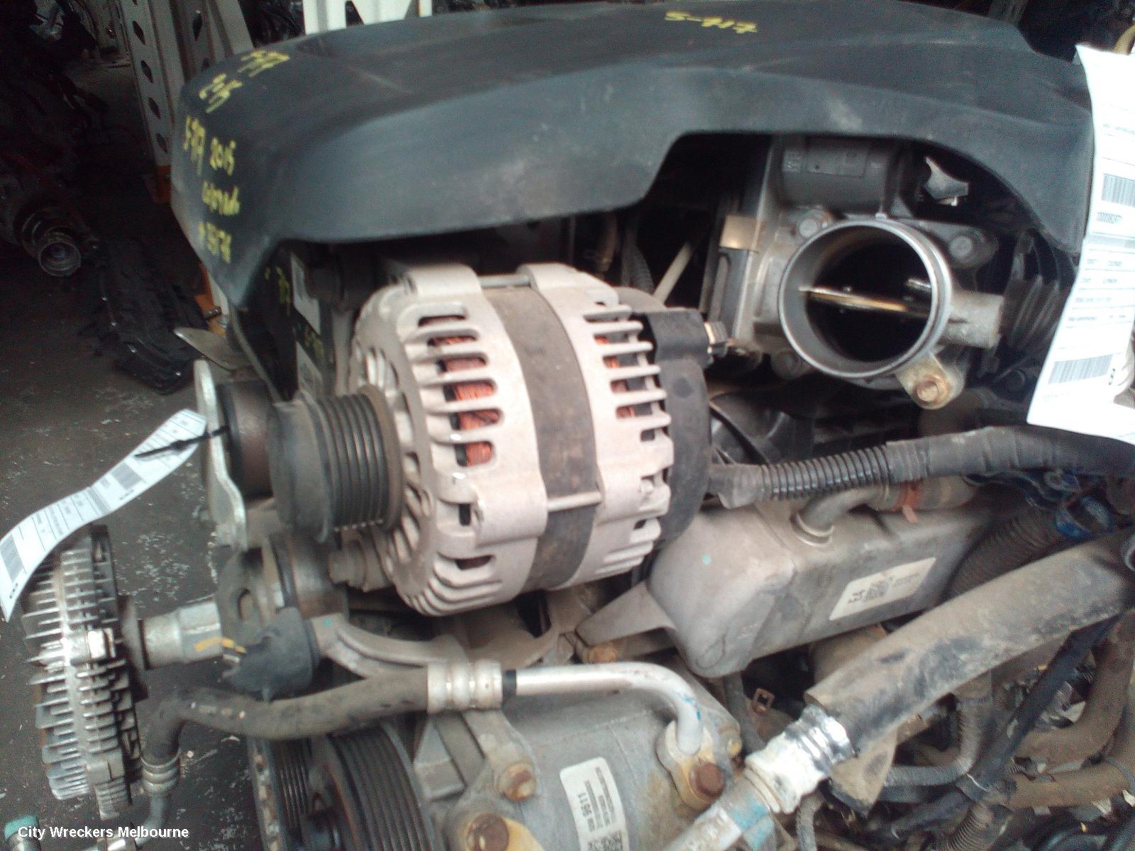 HOLDEN COLORADO ALTERNATOR, DIESEL, RG/RG 7, 01/2012 - 12/2020