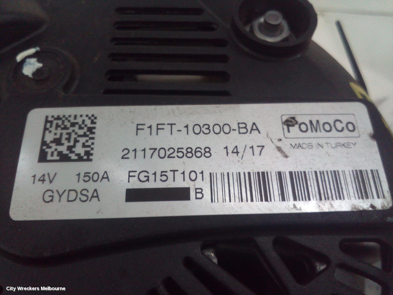 FORD FOCUS ALTERNATOR, PETROL, 1.5, LZ, 07/2015 - 11/2018