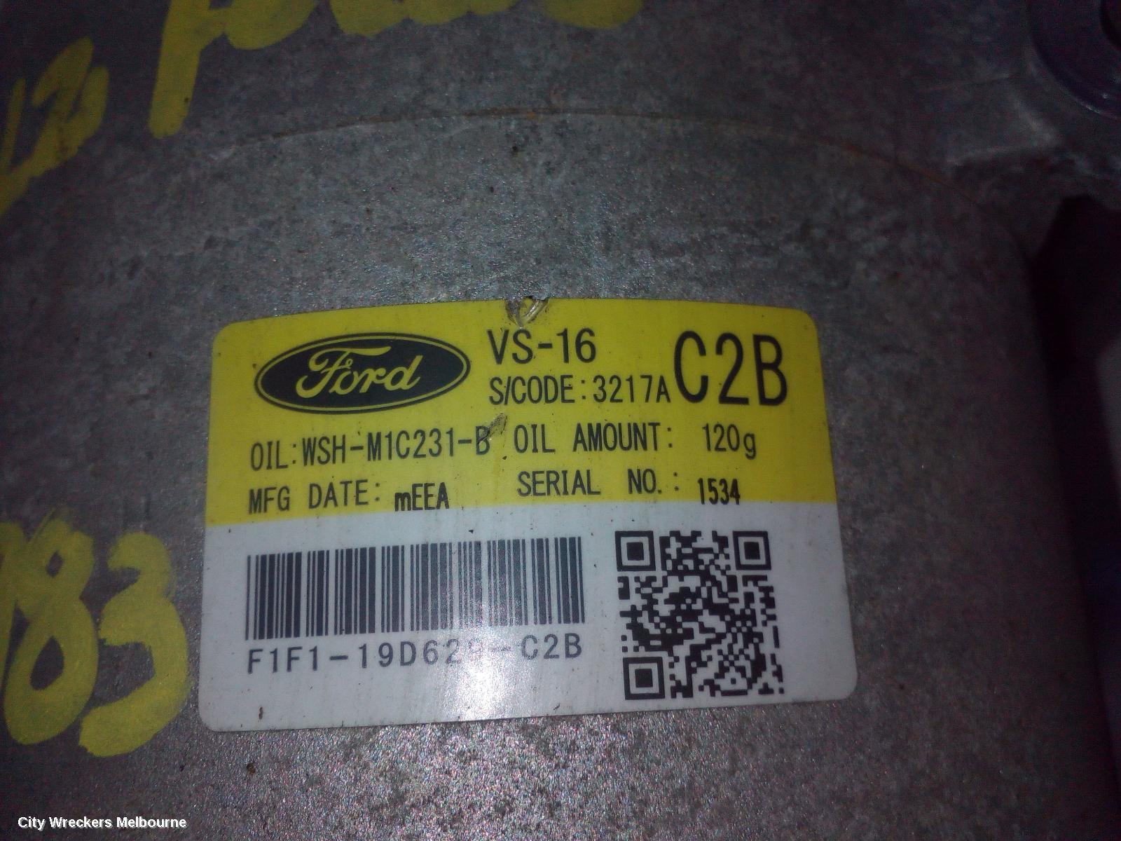 FORD FOCUS A/C COMPRESSOR, LZ, 1.5, PETROL, 07/2015 - 11/2018