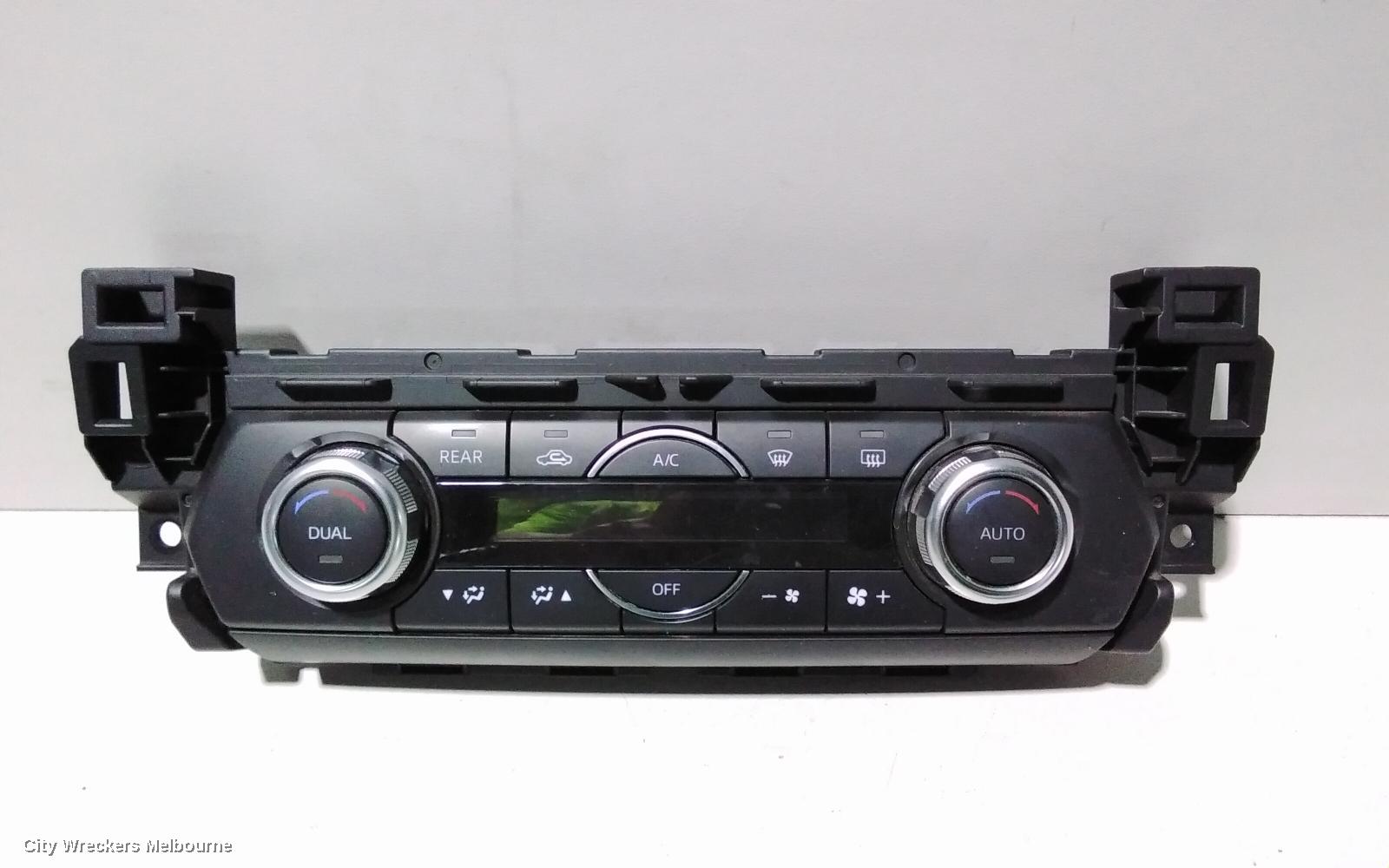 MAZDA CX9 HEATER/AC CONTROLS, FRONT, THREE ZONE CLIMATE CONTROL, HEATED SEAT TYPE, TC, AZAMI TC/TOURING/GT/GT SP, 07/2016 ONWARDS