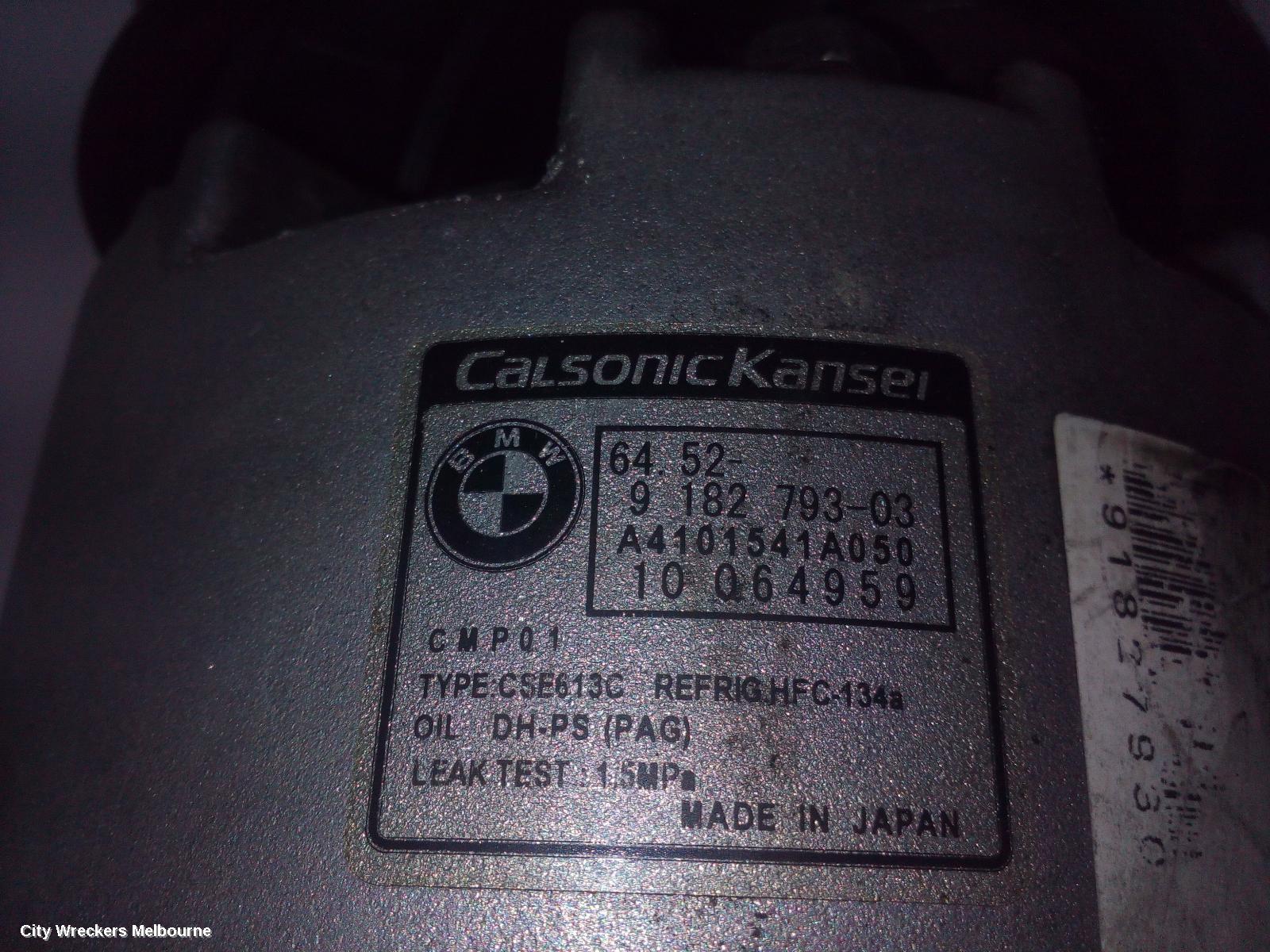 BMW 3 SERIES A/C COMPRESSOR, E90, 2.0, PETROL, N46/N46B/N46T, 03/2005 - 01/2012