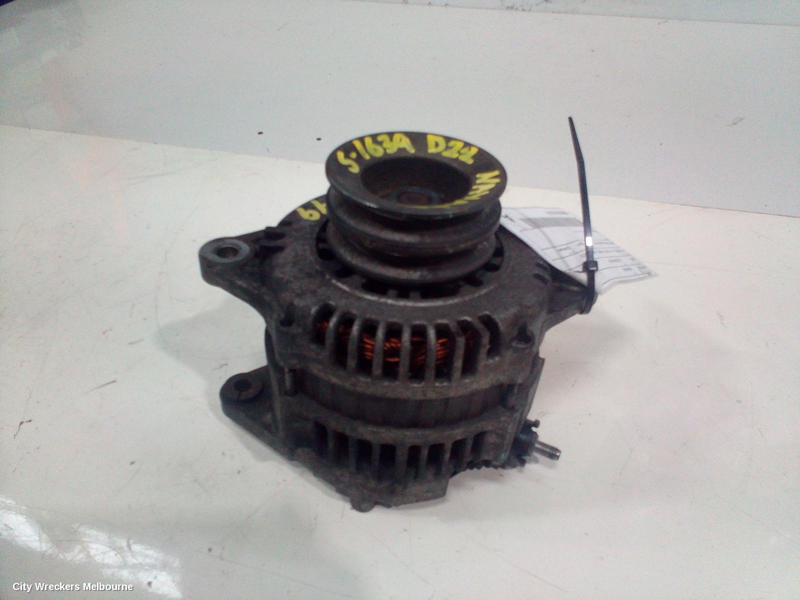 NISSAN NAVARA ALTERNATOR, D22, DIESEL, 2.5, YD25, TURBO, 10/2001 - 08/2015