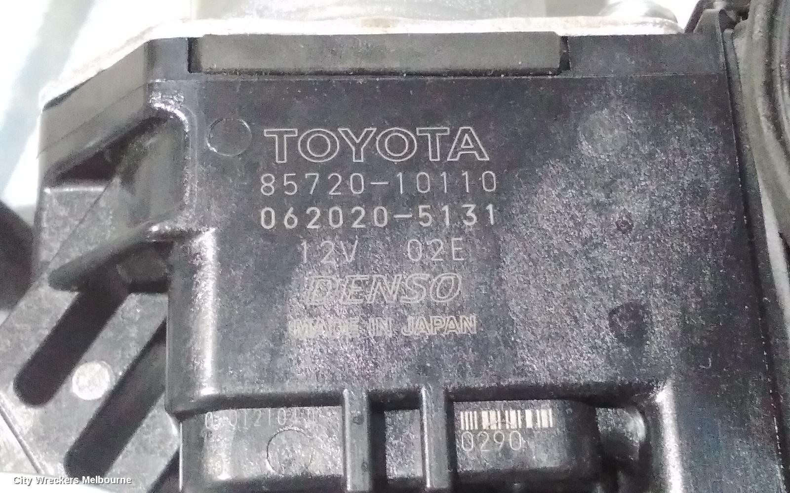 TOYOTA C-HR RIGHT REAR WND REG/MOTOR, DOOR REG ASSY (REG AND MOTOR), GEN 1, 12/2016 ONWARDS