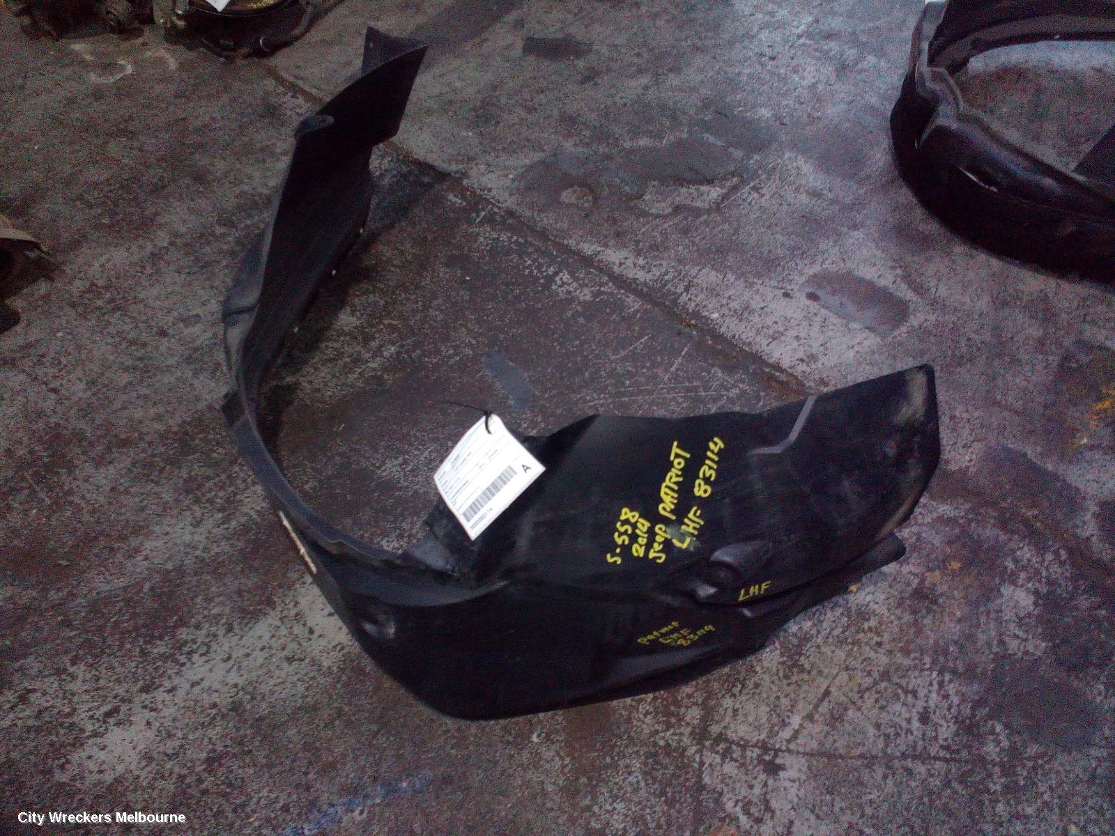 JEEP PATRIOT LEFT GUARD LINER, MK, 08/2007 - 12/2016
