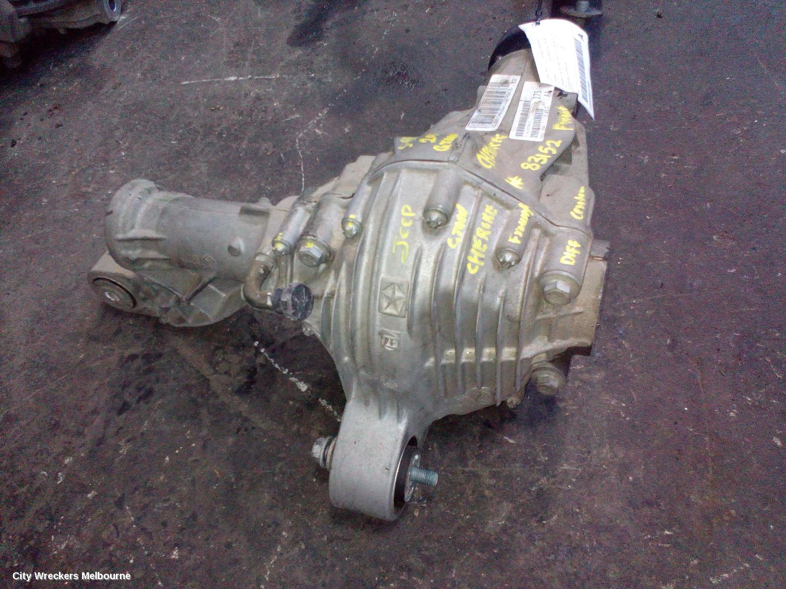 JEEP GRANDCHEROKEE DIFFERENTIAL CENTRE, FRONT, 3.6, PETROL, WK, 3.44/3.45 RATIO, 04/2013 ONWARDS