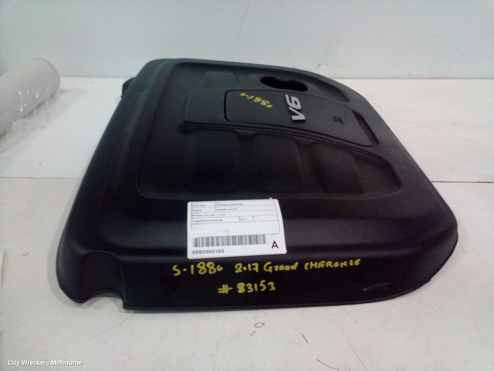 JEEP GRANDCHEROKEE ENGINE COVER, PETROL, 3.6, WK, 11/2016 ONWARDS