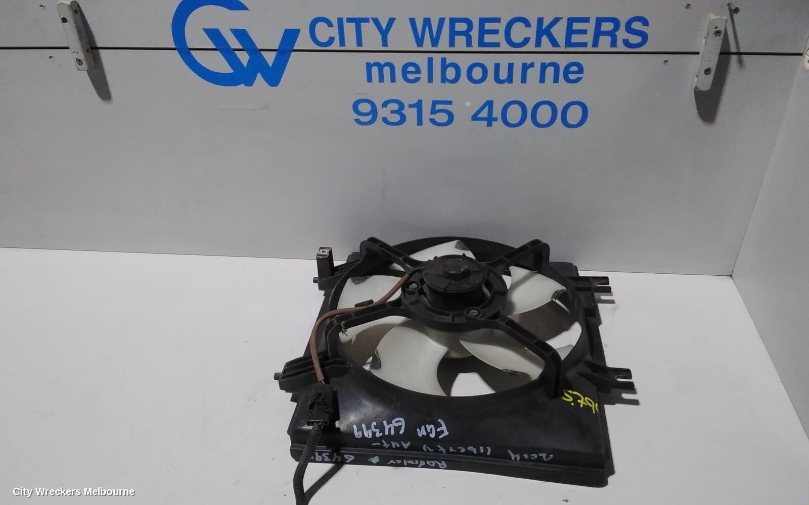 SUBARU LIBERTY FAN, A/C FAN (RH - DRIVERS SIDE), 2.5, EJ25, 4TH GEN, 5 BLADES, 09/2003 - 08/2009