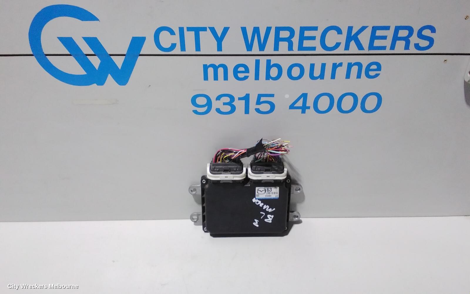 MAZDA 3 ECU, ENGINE ECU, 2.0, PETROL, AUTO T/M, ECU ONLY, BL, 04/2009 - 08/2011