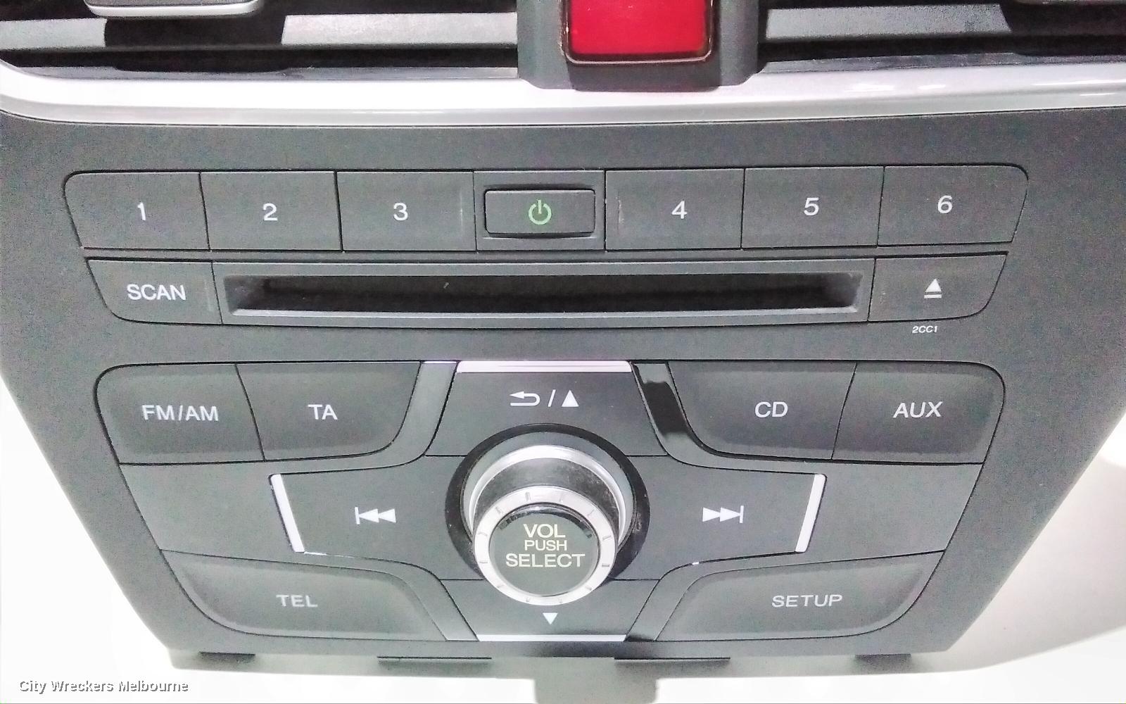 HONDA CIVIC RADIO/CD/DVD/SAT/TV, CONTROL/HEAD UNIT, 9TH GEN, HATCH, PREMIUM AUDIO SYSTEM TYPE, 02/2012 - 03/2015