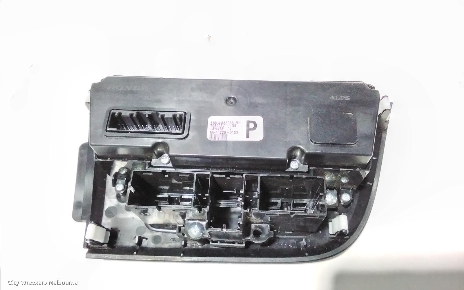 HONDA CIVIC HEATER/AC CONTROLS, 9TH GEN, CLIMATE CONTROL TYPE, 02/2012 - 05/2016