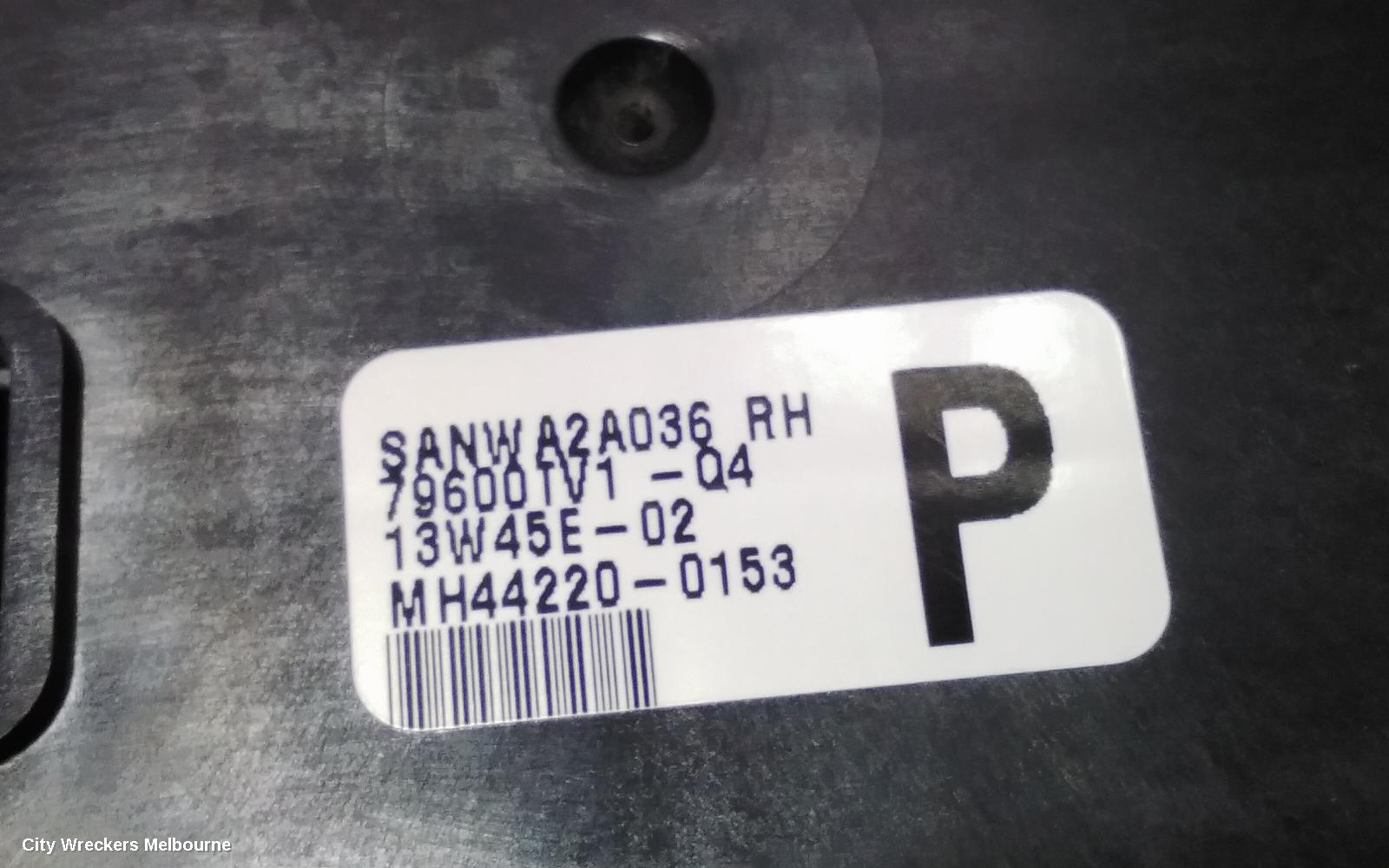 HONDA CIVIC HEATER/AC CONTROLS, 9TH GEN, CLIMATE CONTROL TYPE, 02/2012 - 05/2016