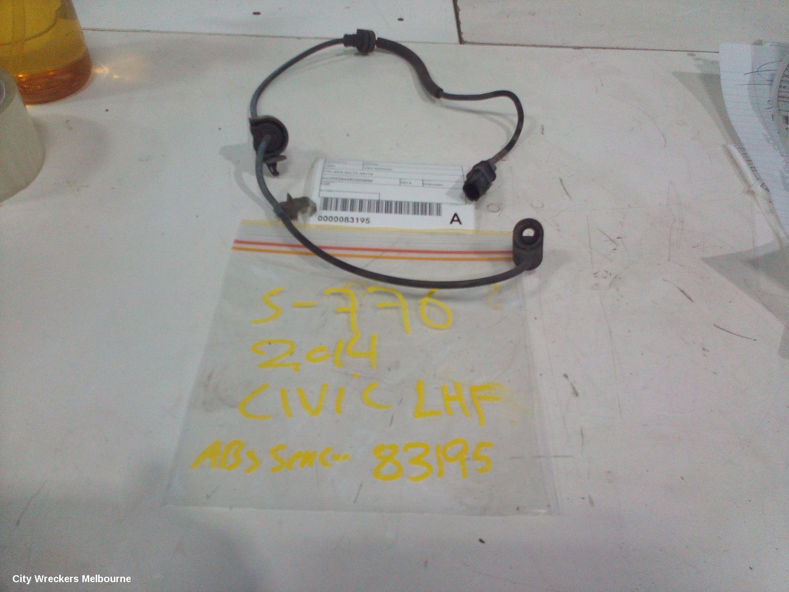 HONDA CIVIC ABS SENSOR, 9TH GEN 02/2012 - 05/2016