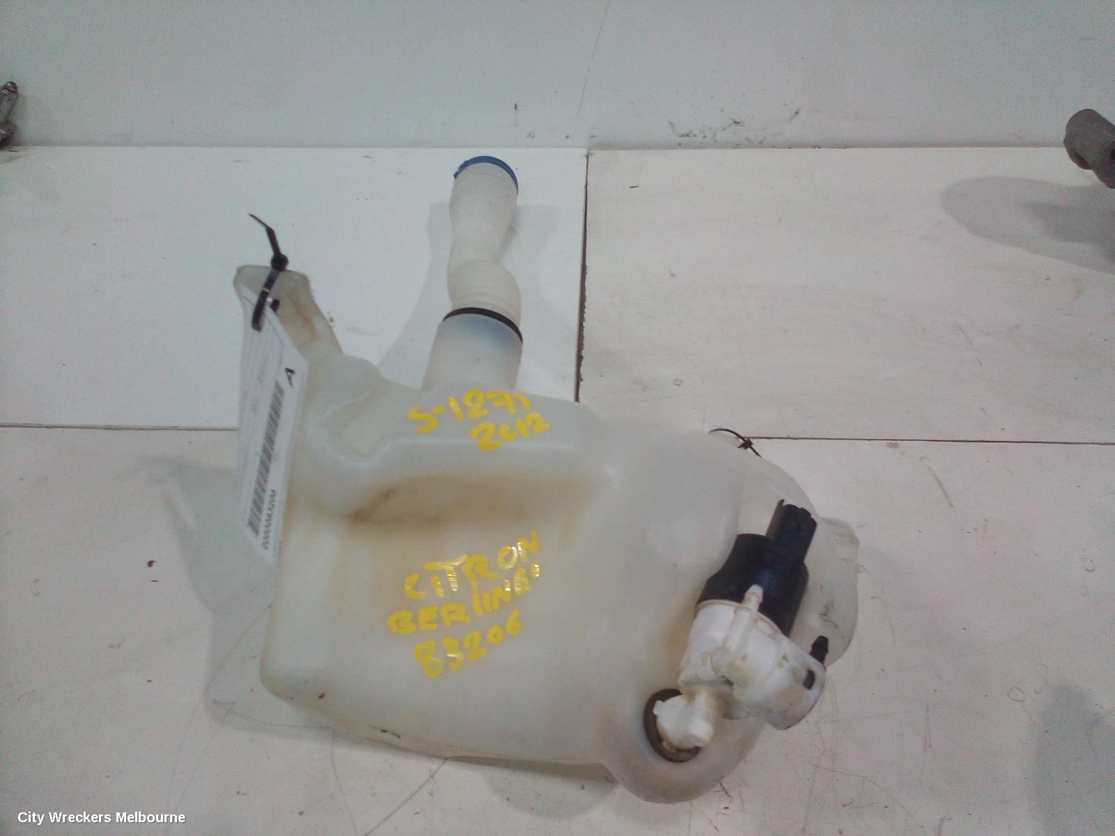 CITROEN BERLINGO WASHER BOTTLE, B9C, 03/2009 - 12/2018