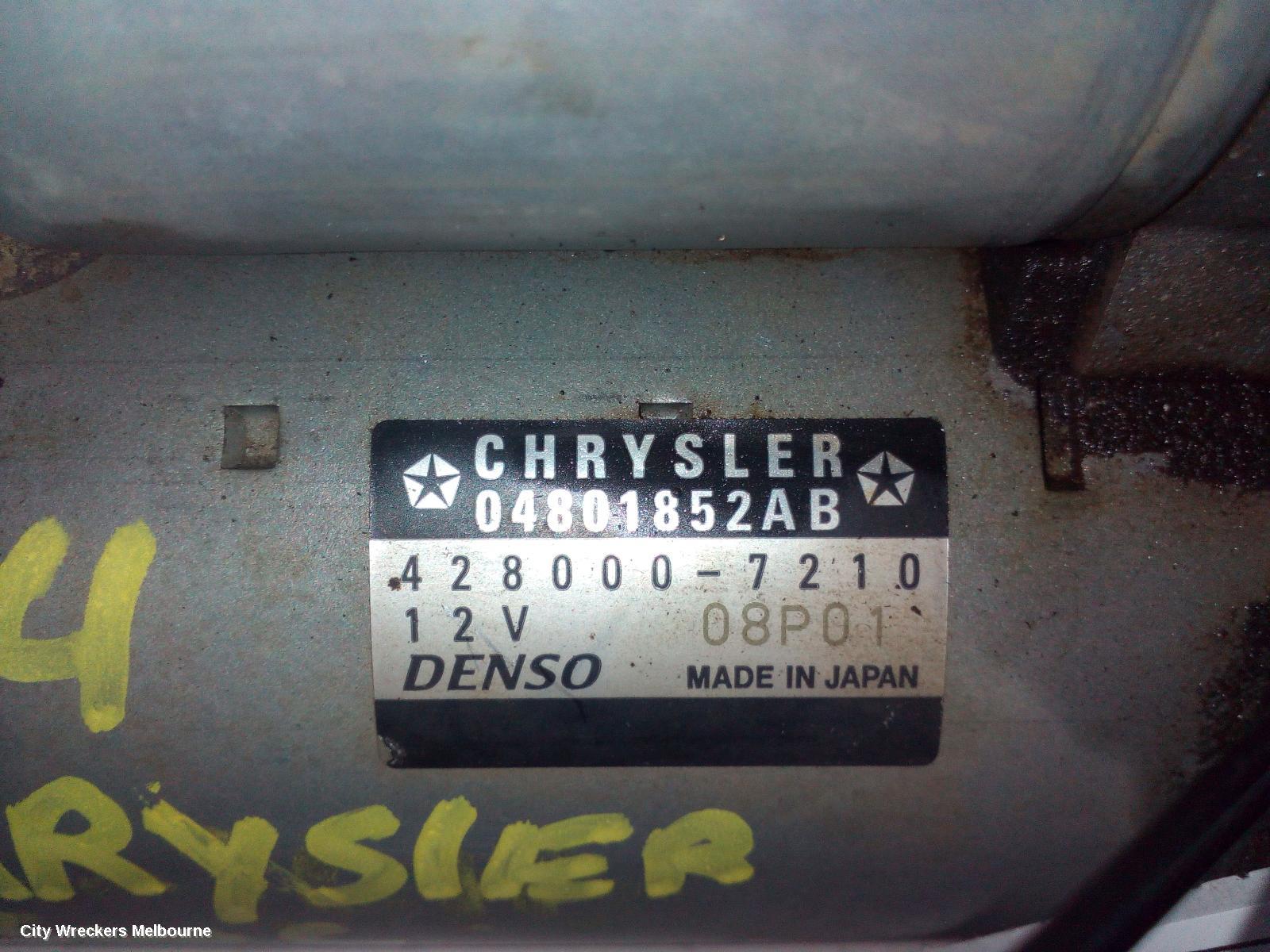 CHRYSLER 300C STARTER, PETROL, 3.6, LX, 07/2012 ONWARDS