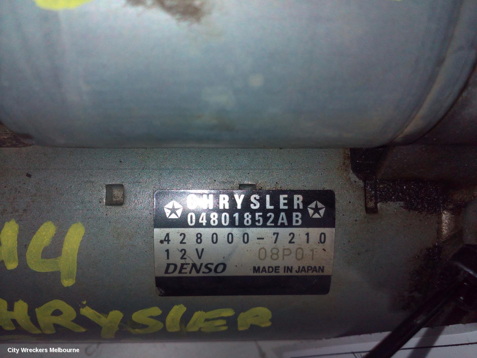 CHRYSLER 300C STARTER, PETROL, 3.6, LX, 07/2012 ONWARDS