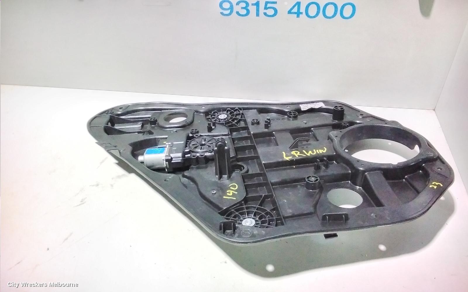 HYUNDAI I40 LEFT REAR WND REG/MOTOR, VF, 09/2011 - 12/2019