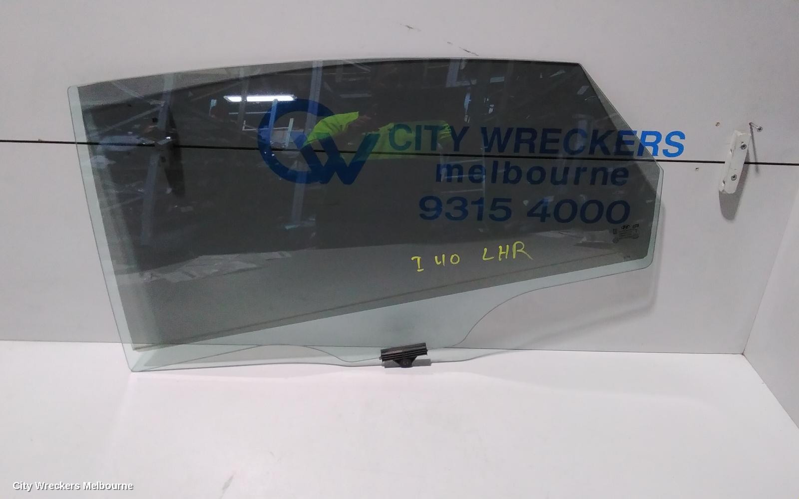 HYUNDAI I40 LEFT REAR DOOR WINDOW, SEDAN, STANDARD TYPE, VF, 09/2011 - 12/2019