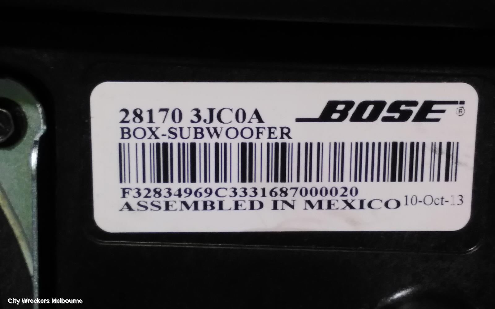 HYUNDAI I40, VF, 09/2011 - 12/2019, SUBWOOFER BOSE : 83247