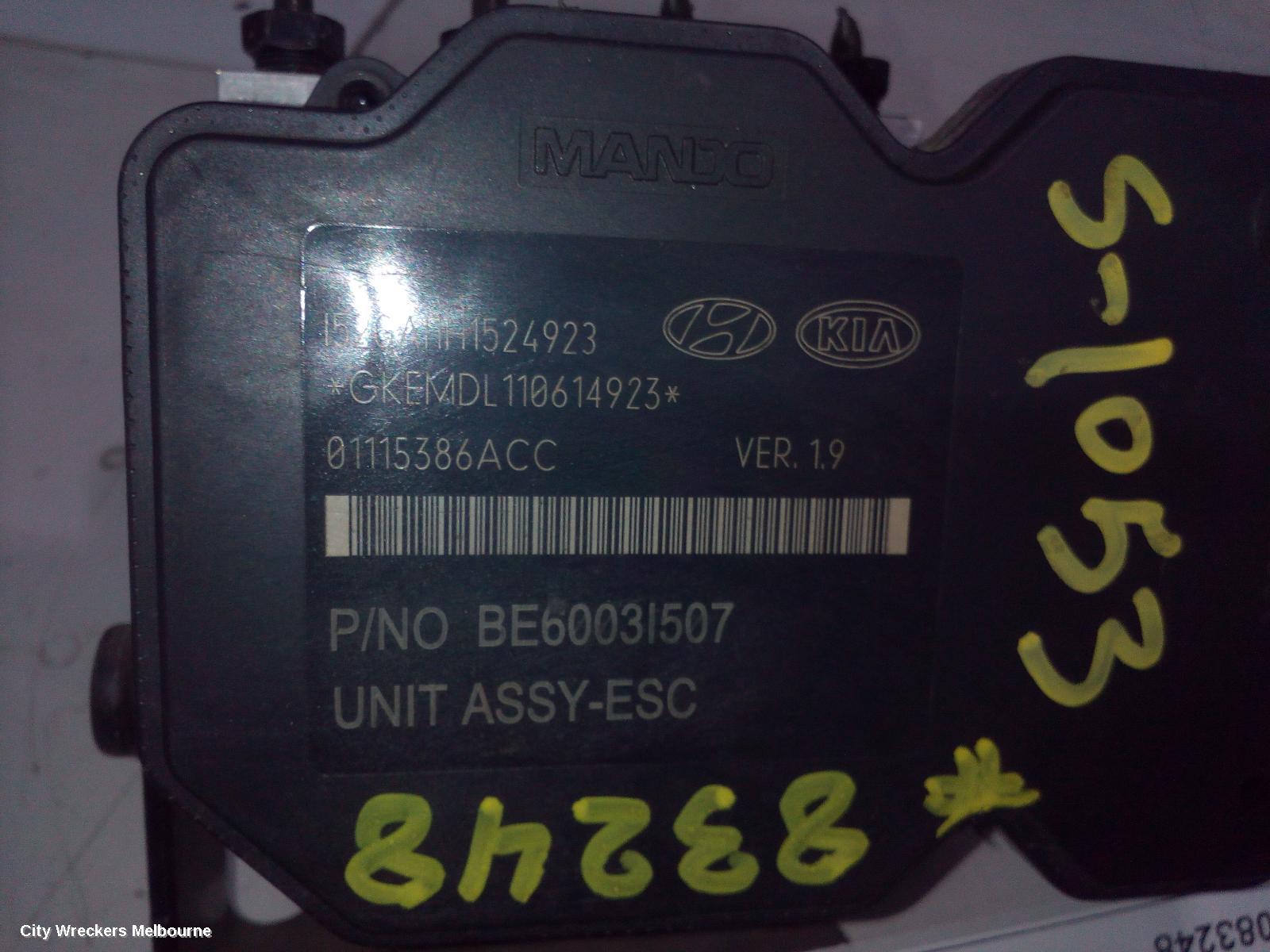 HYUNDAI I40 ABS PUMP/MODULATOR, VF, 09/2011 - 05/2015