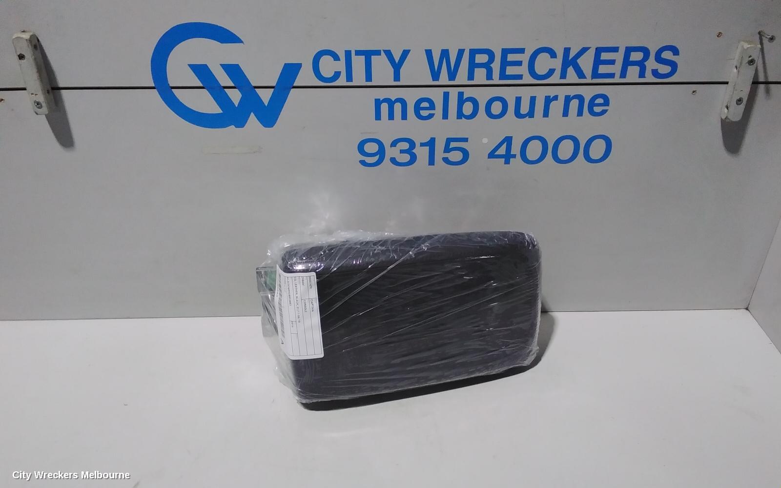 HOLDEN CAPTIVA CONSOLE, CG, LEATHER, BLACK, 01/2011 - 06/2018