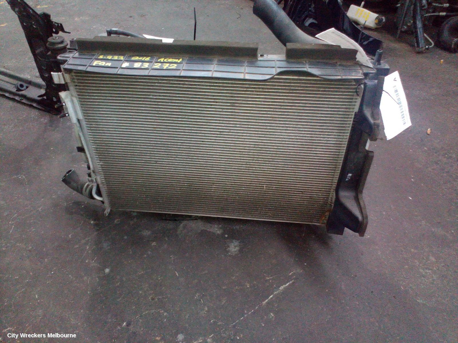 HYUNDAI ACCENT A/C CONDENSER, RB, PETROL, 10/2013 - 12/2019