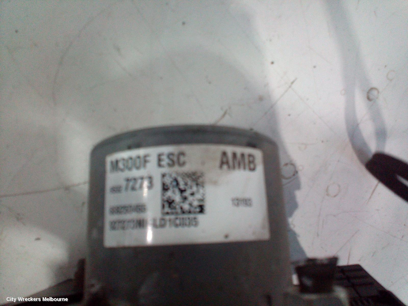 HOLDEN BARINA ABS PUMP/MODULATOR, SPARK, MJ (VIN KL3MF...), 10/2010 - 06/2015