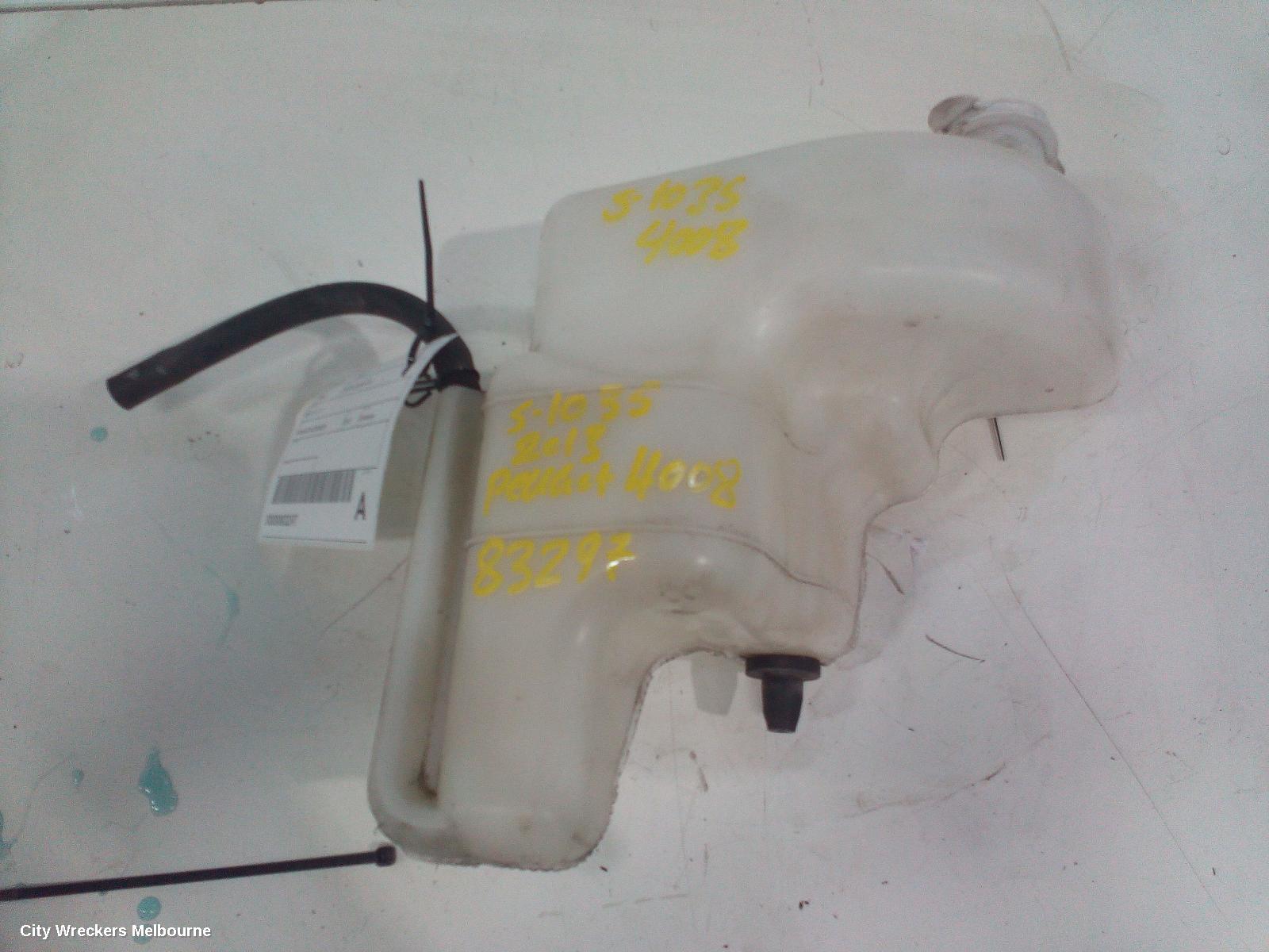 PEUGEOT 4008 OVERFLOW BOTTLE, 05/2012 - 12/2017