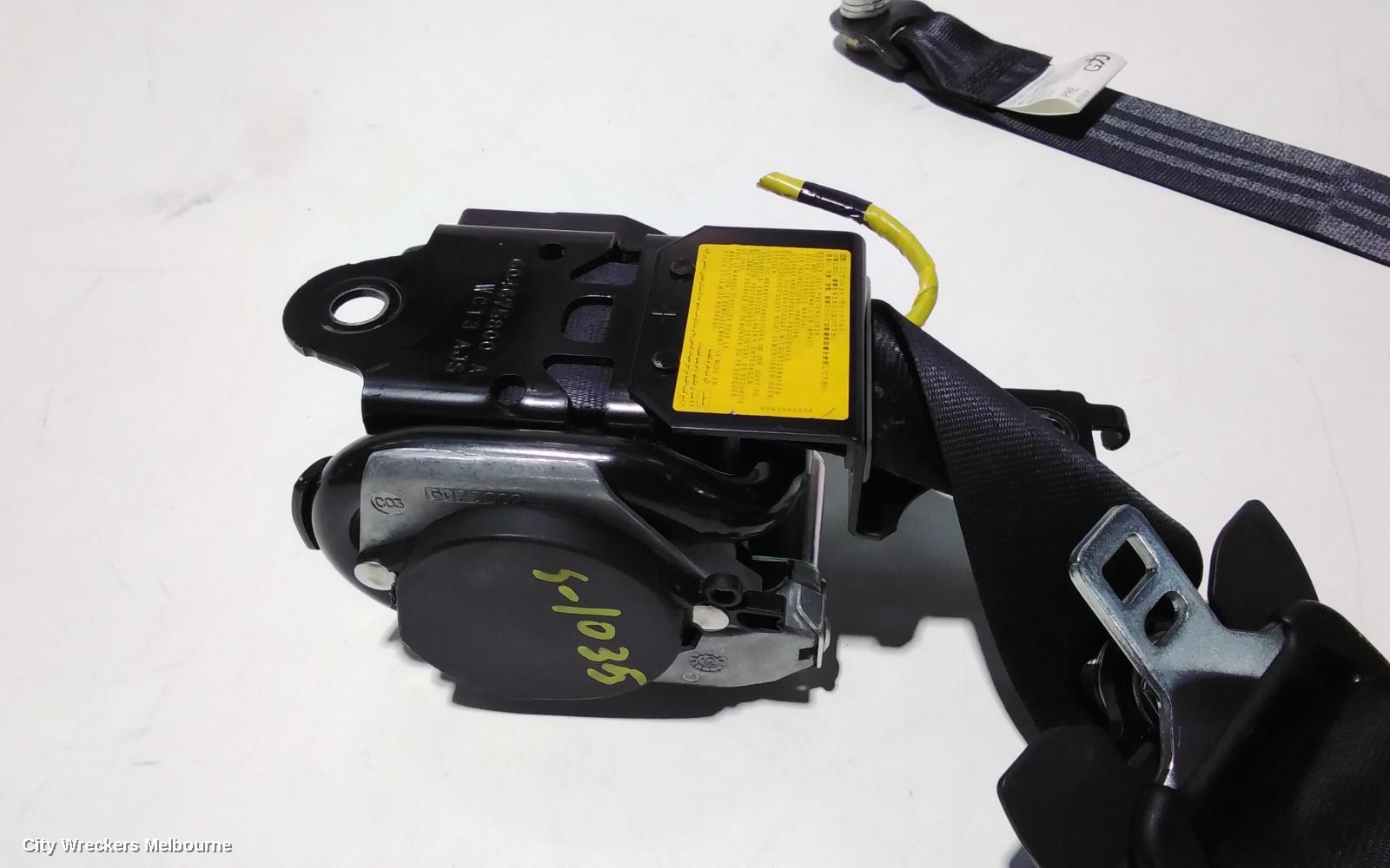PEUGEOT 4008 SEATBELT/STALK, LH FRONT, SEAT BELT ONLY, 06/2012 - 12/2017