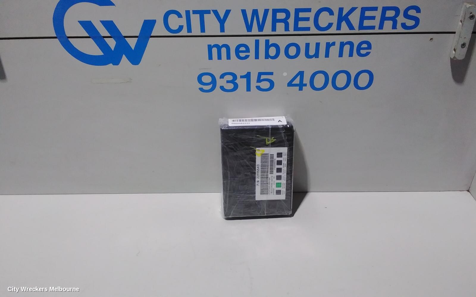 HOLDEN CAPTIVA ECU, BCM, CG, 01/2011 - 06/2018