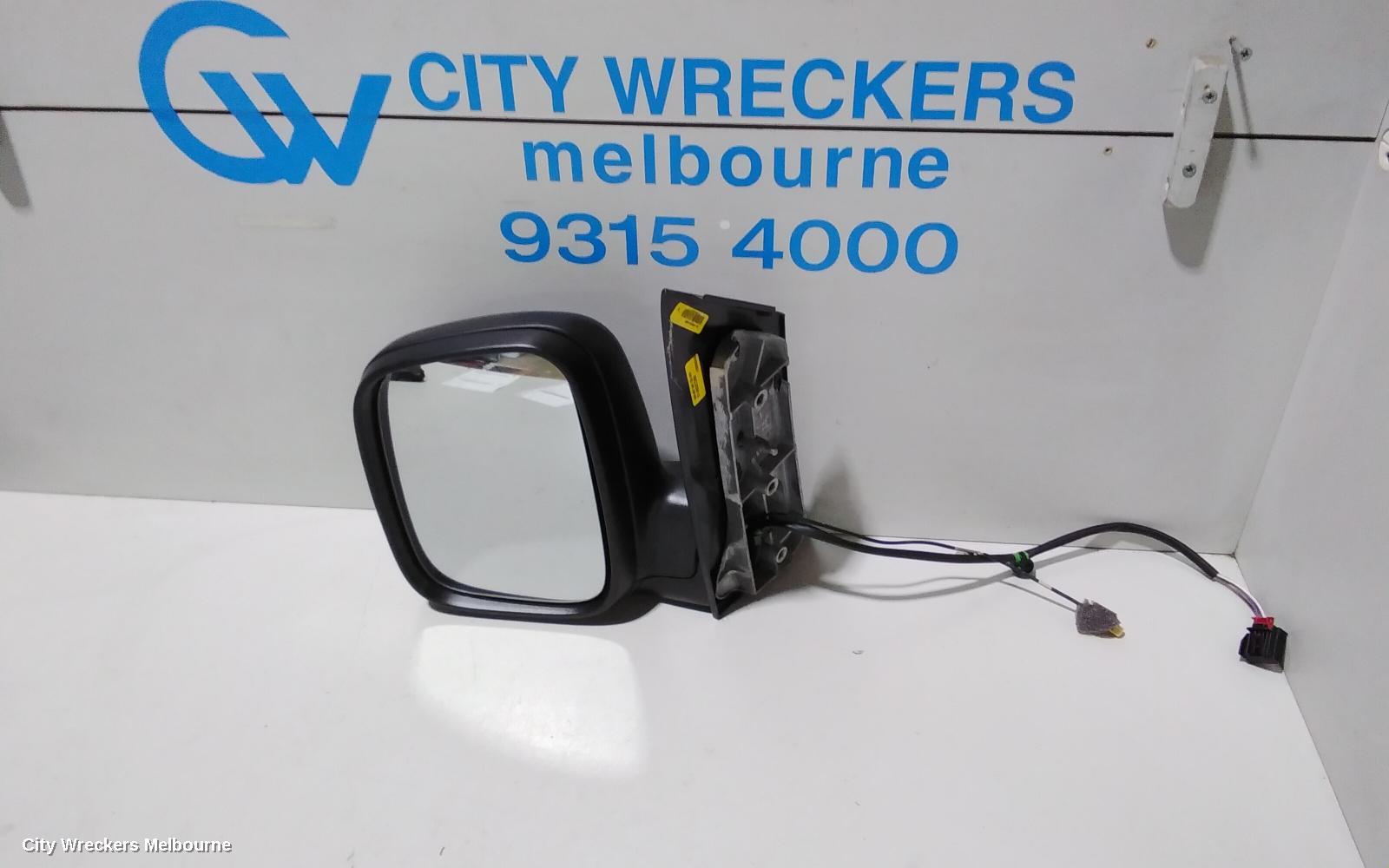 VOLKSWAGEN CADDY LEFT DOOR MIRROR, 2KN, POWER, 07/2015 - 02/2021