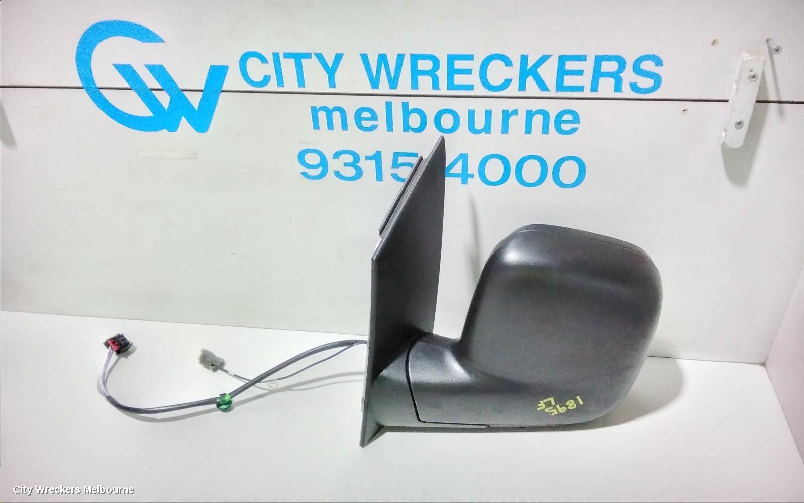 VOLKSWAGEN CADDY LEFT DOOR MIRROR, 2KN, POWER, 07/2015 - 02/2021
