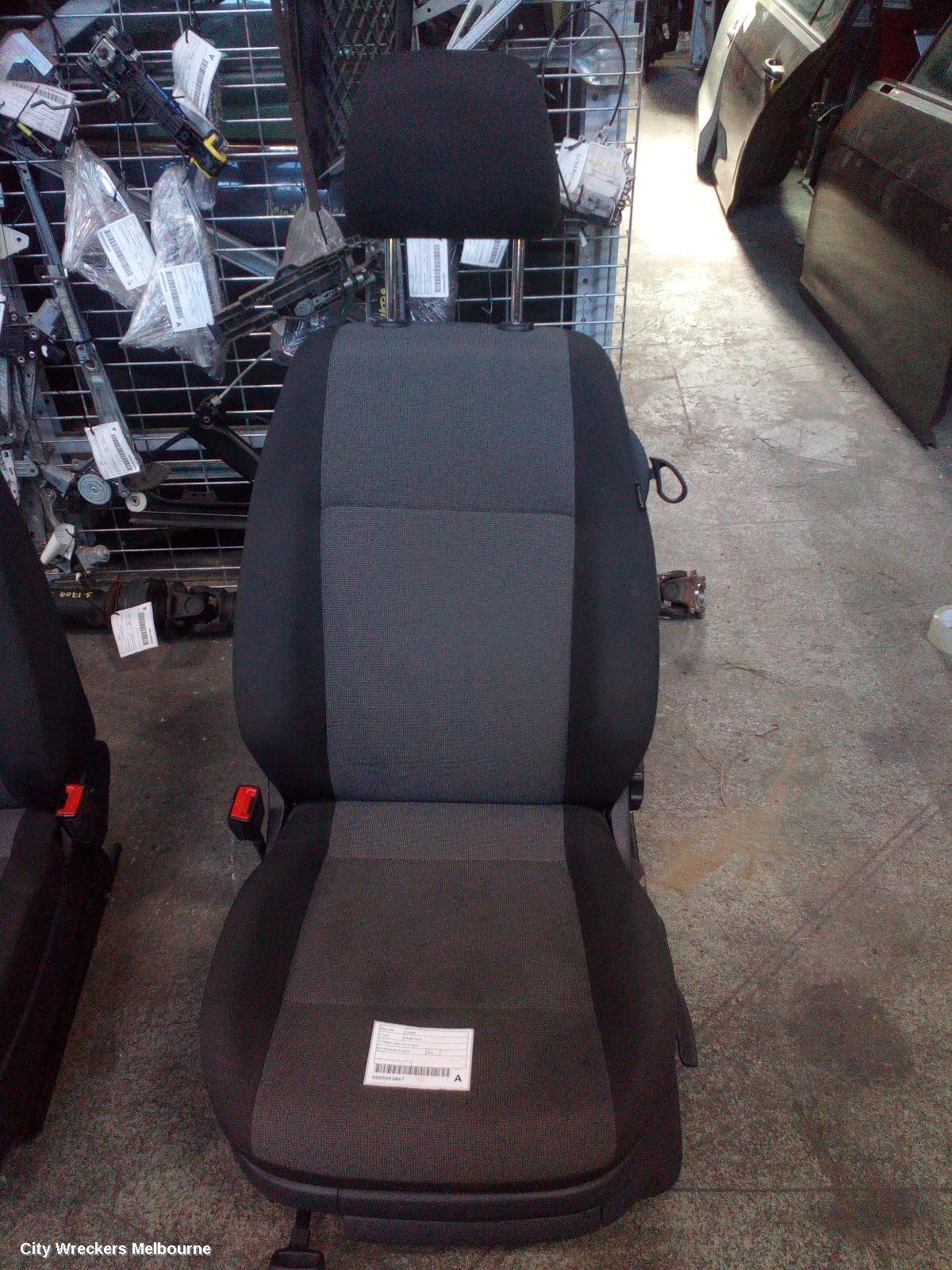 VOLKSWAGEN CADDY FRONT SEAT, LH FRONT, 2KN, 07/2015 - 02/2021