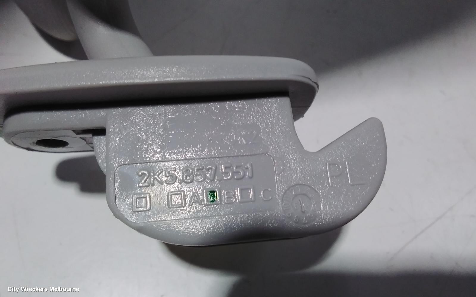 VOLKSWAGEN CADDY SUNVISOR, 2KN, LH SIDE, 07/2015 - 02/2021