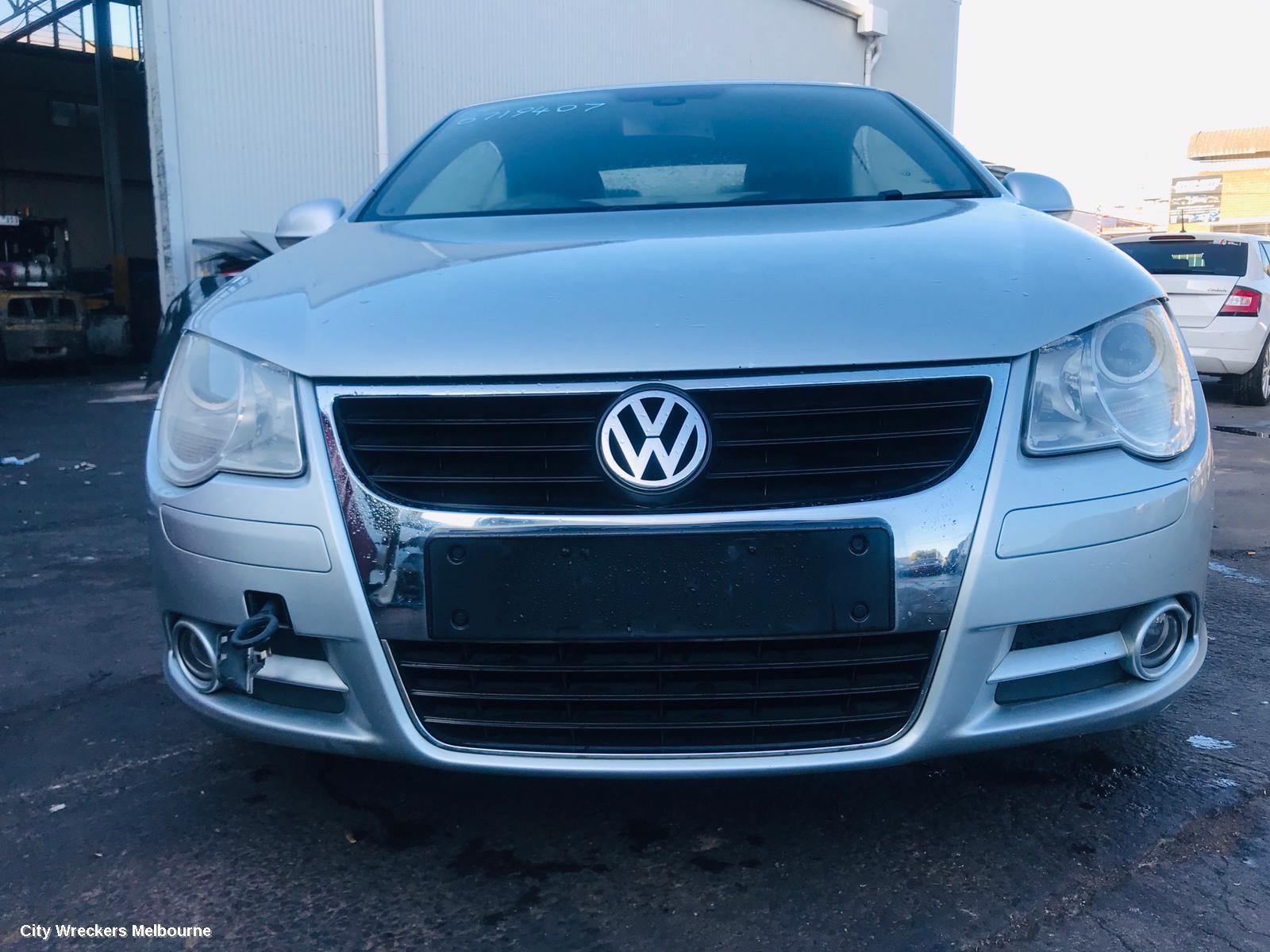 VOLKSWAGEN EOS INTERCOOLER, DIESEL, 2.0, BMM CODE, 1F, 02/2007 - 07/2008