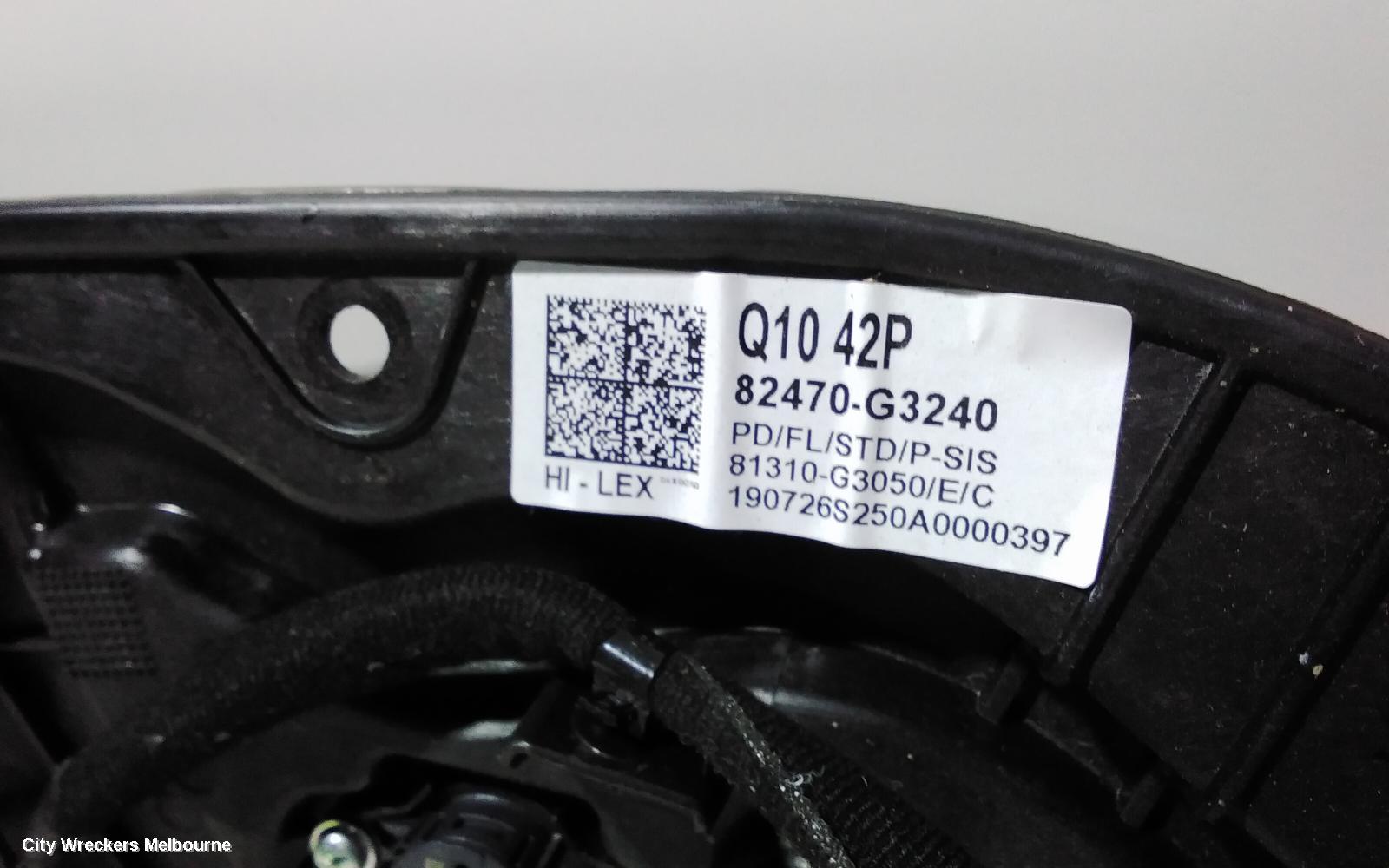HYUNDAI I30 LEFT FRONT WINDOW REG/MOTOR, PD, HATCH, DOOR REG ASSY (REG AND MOTOR), 03/2017 ONWARDS