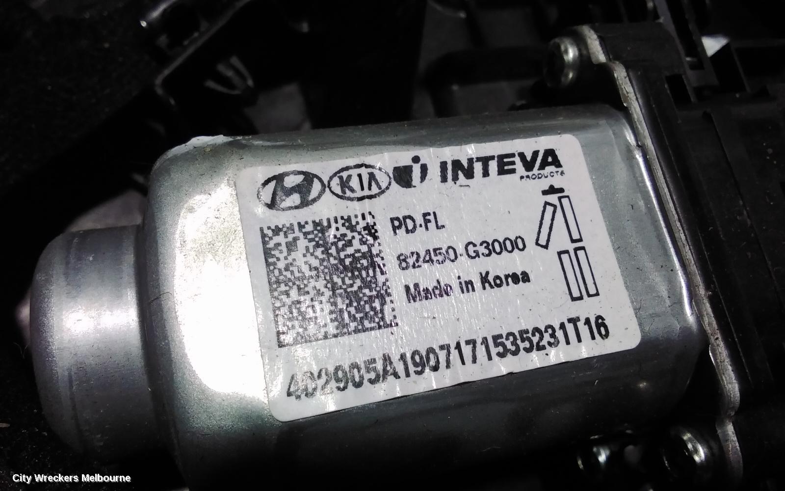 HYUNDAI I30 LEFT FRONT WINDOW REG/MOTOR, PD, HATCH, DOOR REG ASSY (REG AND MOTOR), 03/2017 ONWARDS