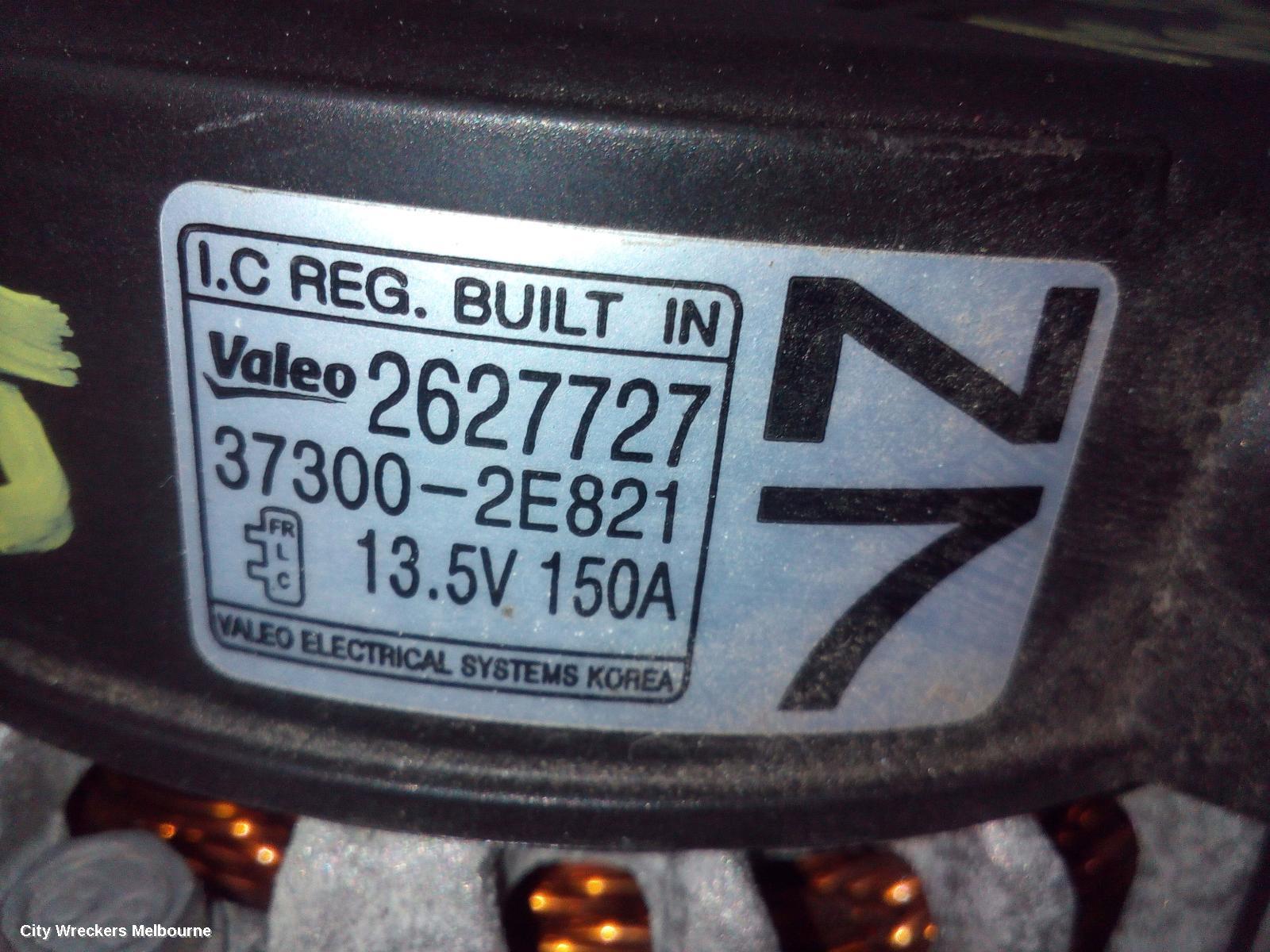 HYUNDAI KONA ALTERNATOR, PETROL, 2.0, G4NH, OS, 09/2017 - 10/2020