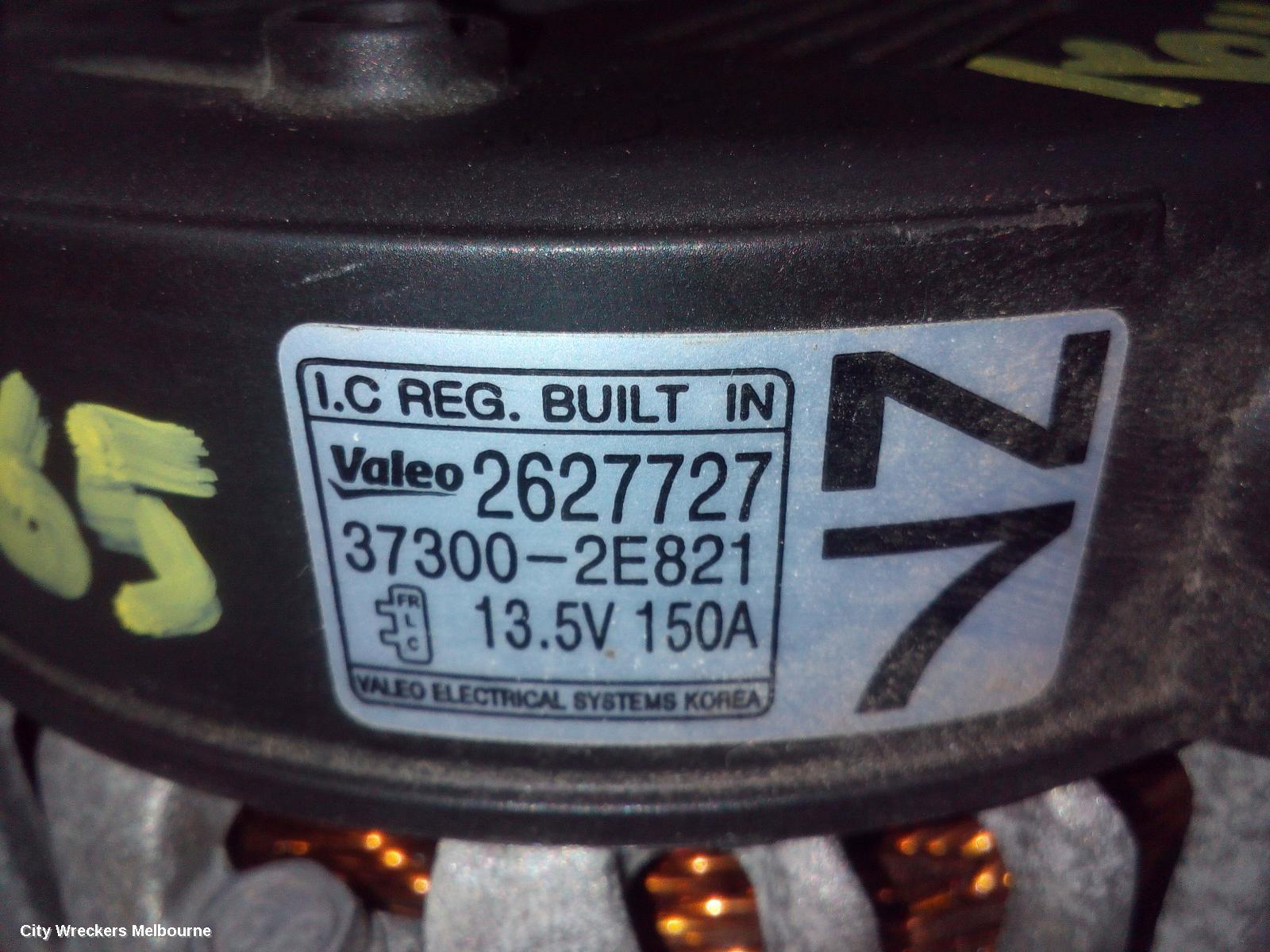 HYUNDAI KONA ALTERNATOR, PETROL, 2.0, G4NH, OS, 09/2017 - 10/2020