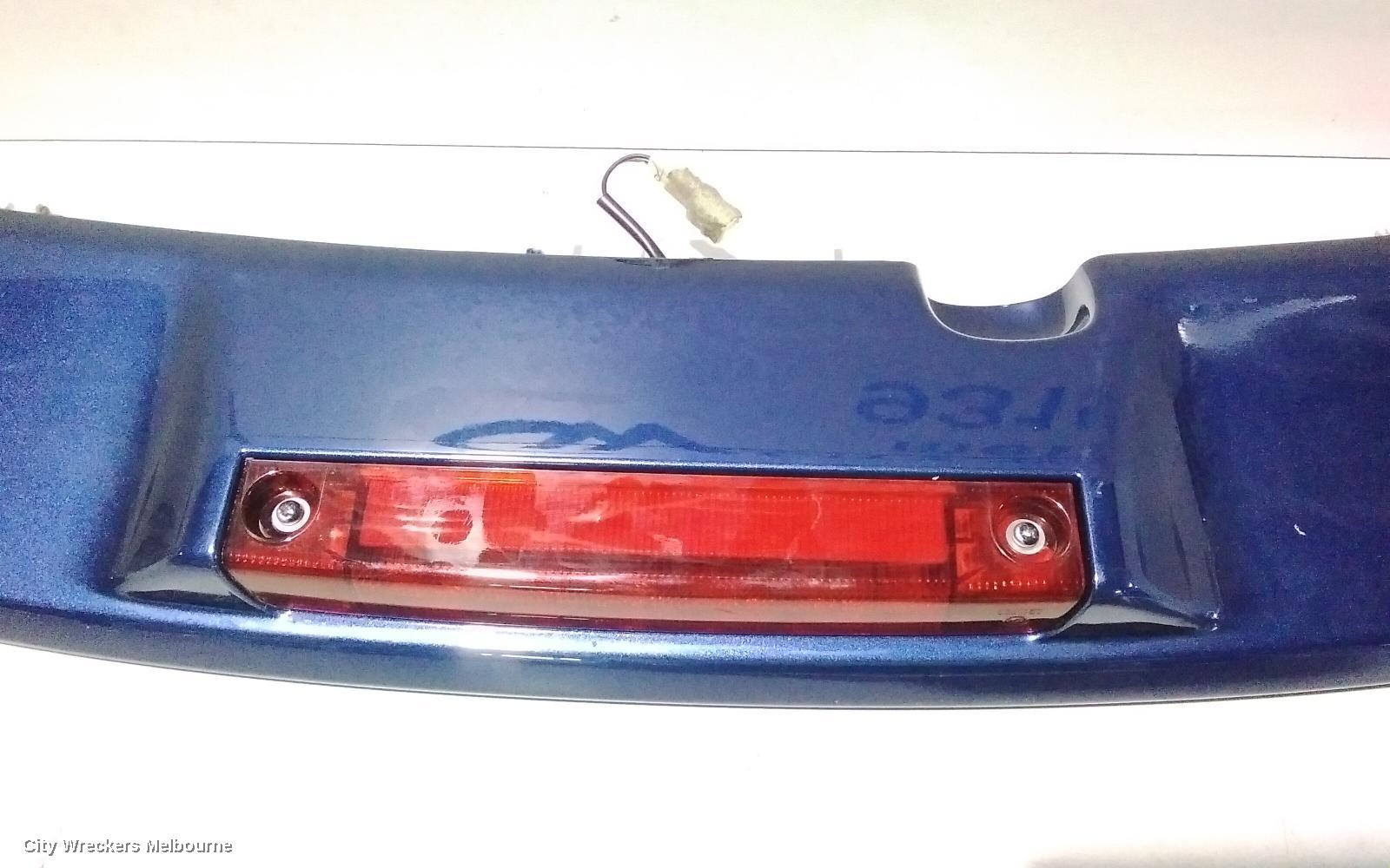 SUZUKI BALENO REAR SPOILER, TAILGATE, EW, 04/2016 ONWARDS