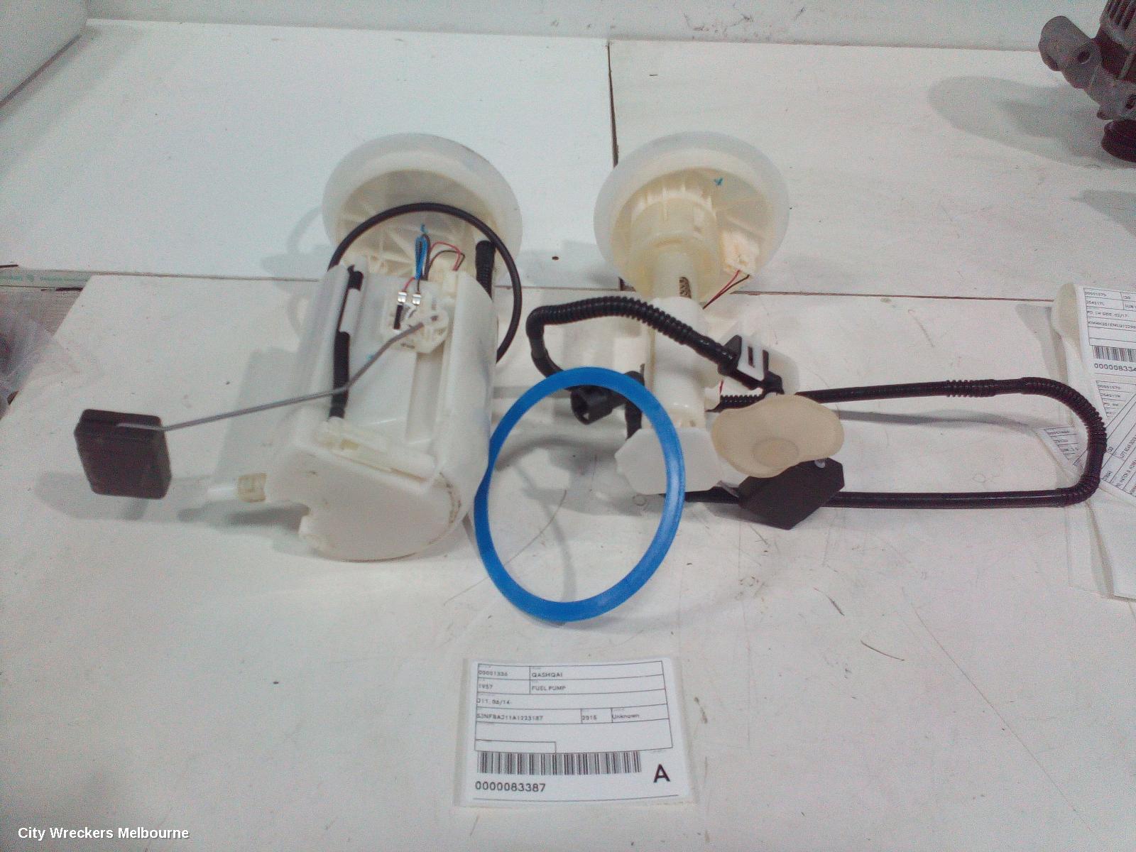 NISSAN QASHQAI FUEL PUMP, J11, 12/2013 - 07/2021