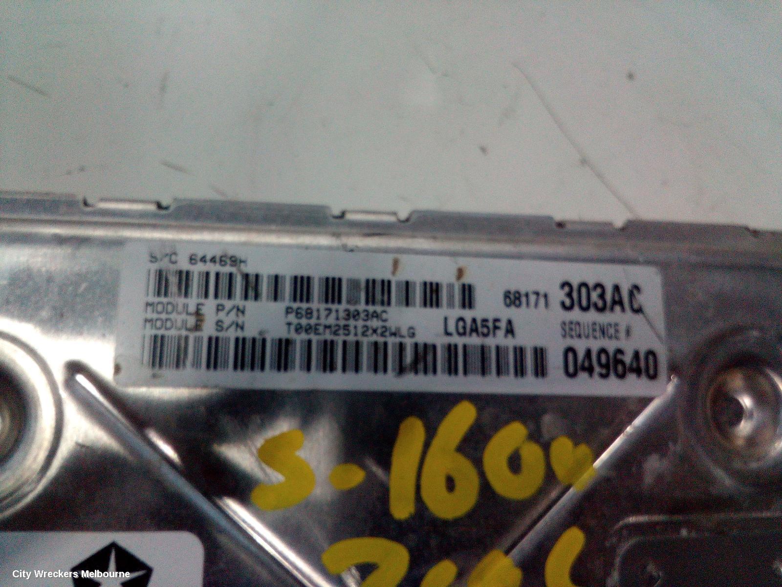 CHRYSLER 300C ECU, ENGINE ECU, 3.6, PETROL, ECU ONLY, LX, 07/2012 ONWARDS
