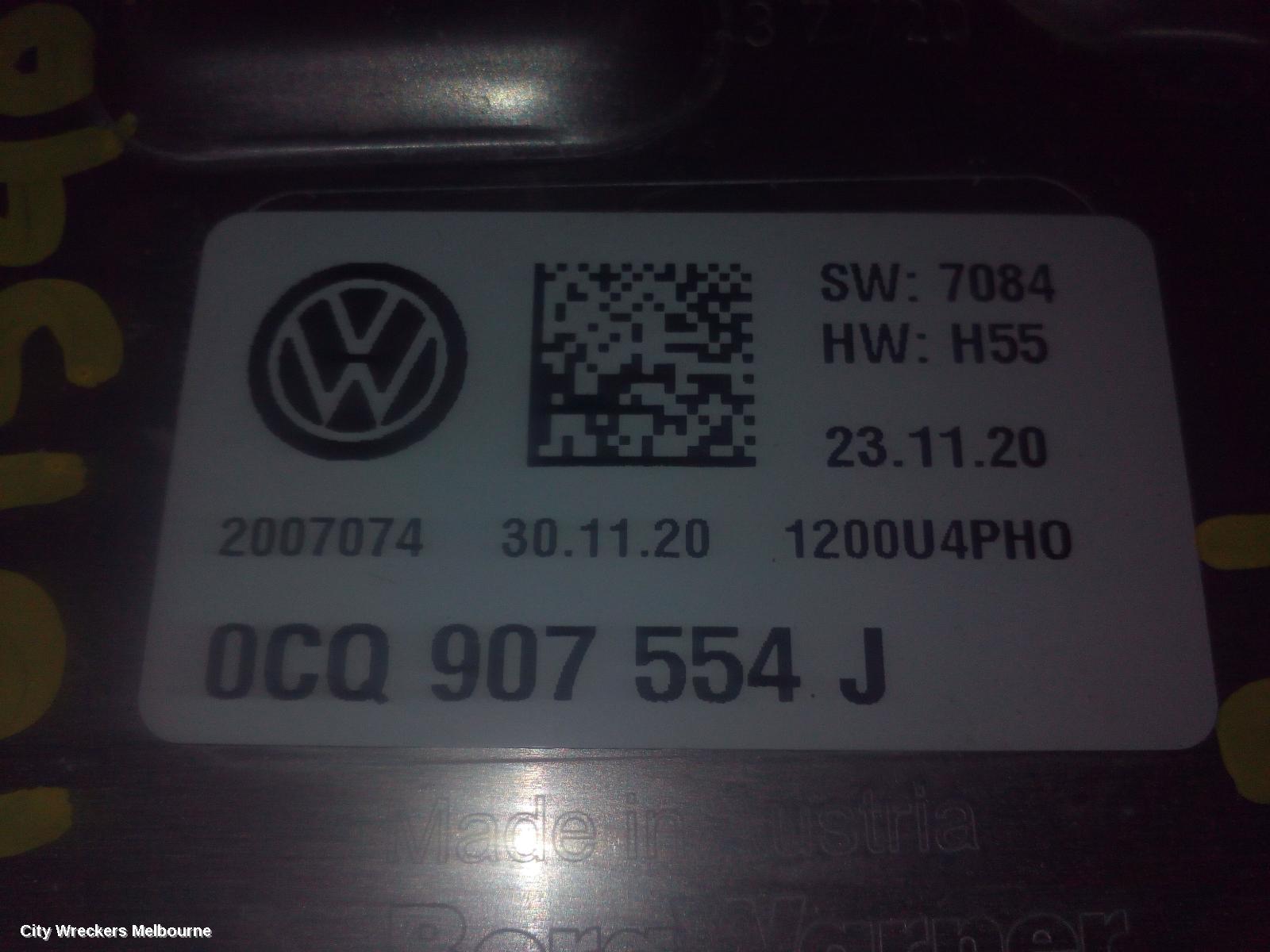 VOLKSWAGEN TIGUAN ECU, SUSPENSION CONTROL MODULE, 5NA, 06/2016 - 02/2024