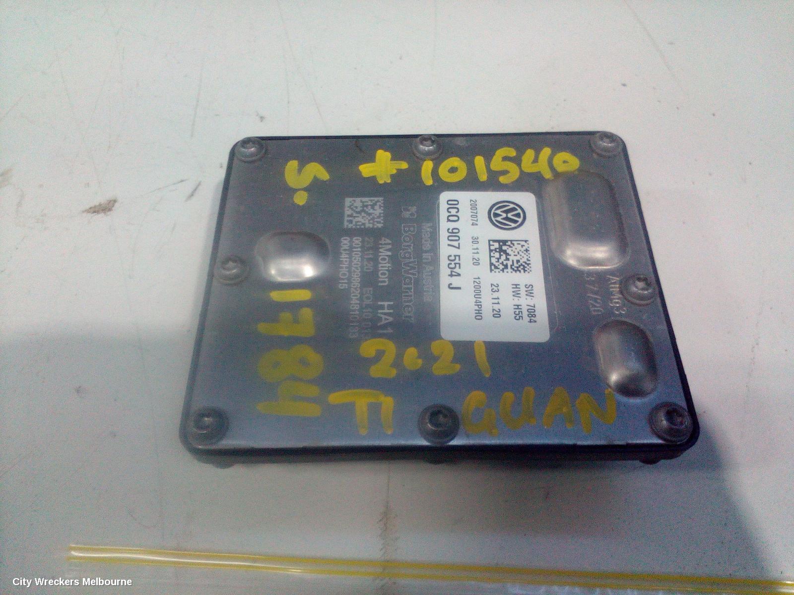 VOLKSWAGEN TIGUAN ECU, SUSPENSION CONTROL MODULE, 5NA, 06/2016 - 02/2024