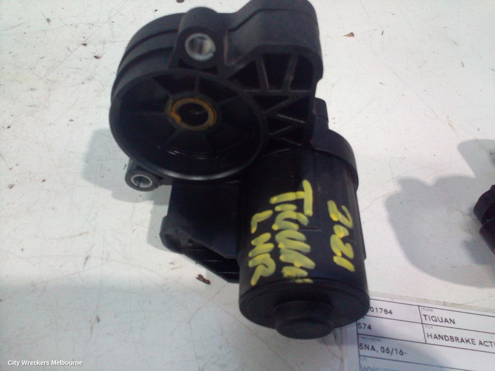 VOLKSWAGEN TIGUAN HANDBRAKE ACTUATOR, 5NA, 06/2016 - 02/2024