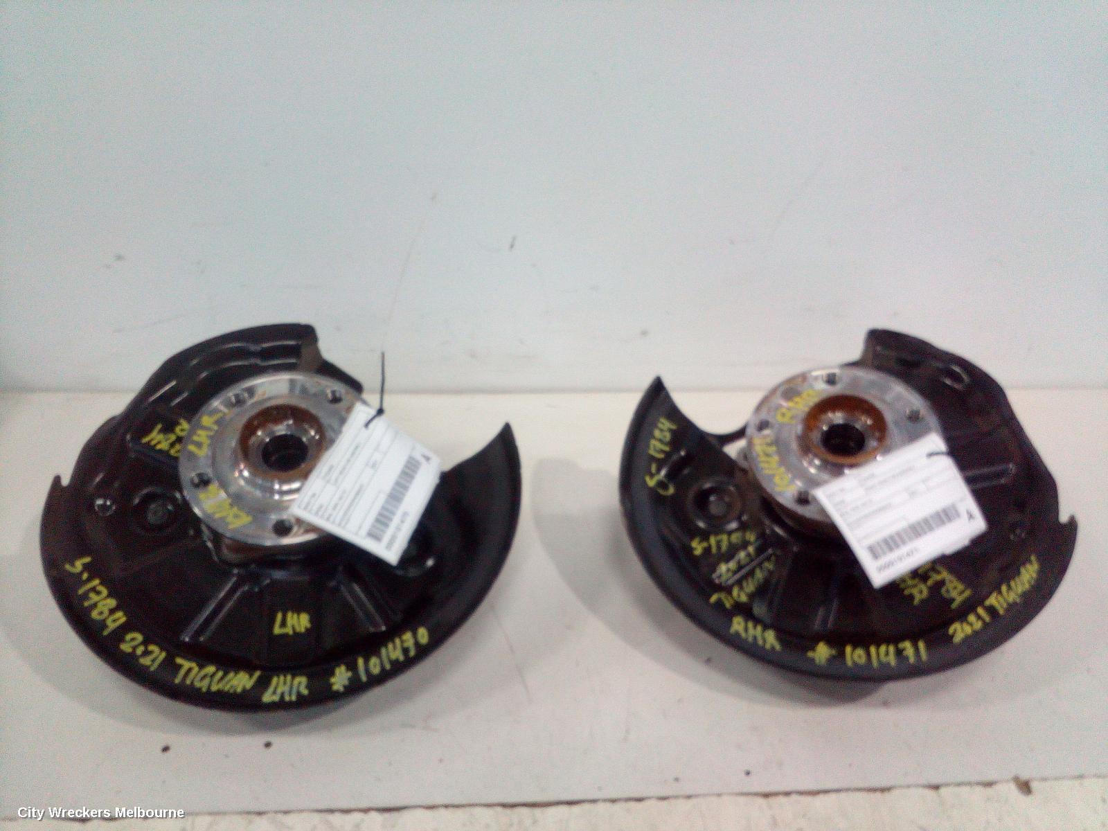 VOLKSWAGEN TIGUAN LEFT REAR HUB ASSEMBLY, 5NA, 4WD, 06/2016 ONWARDS